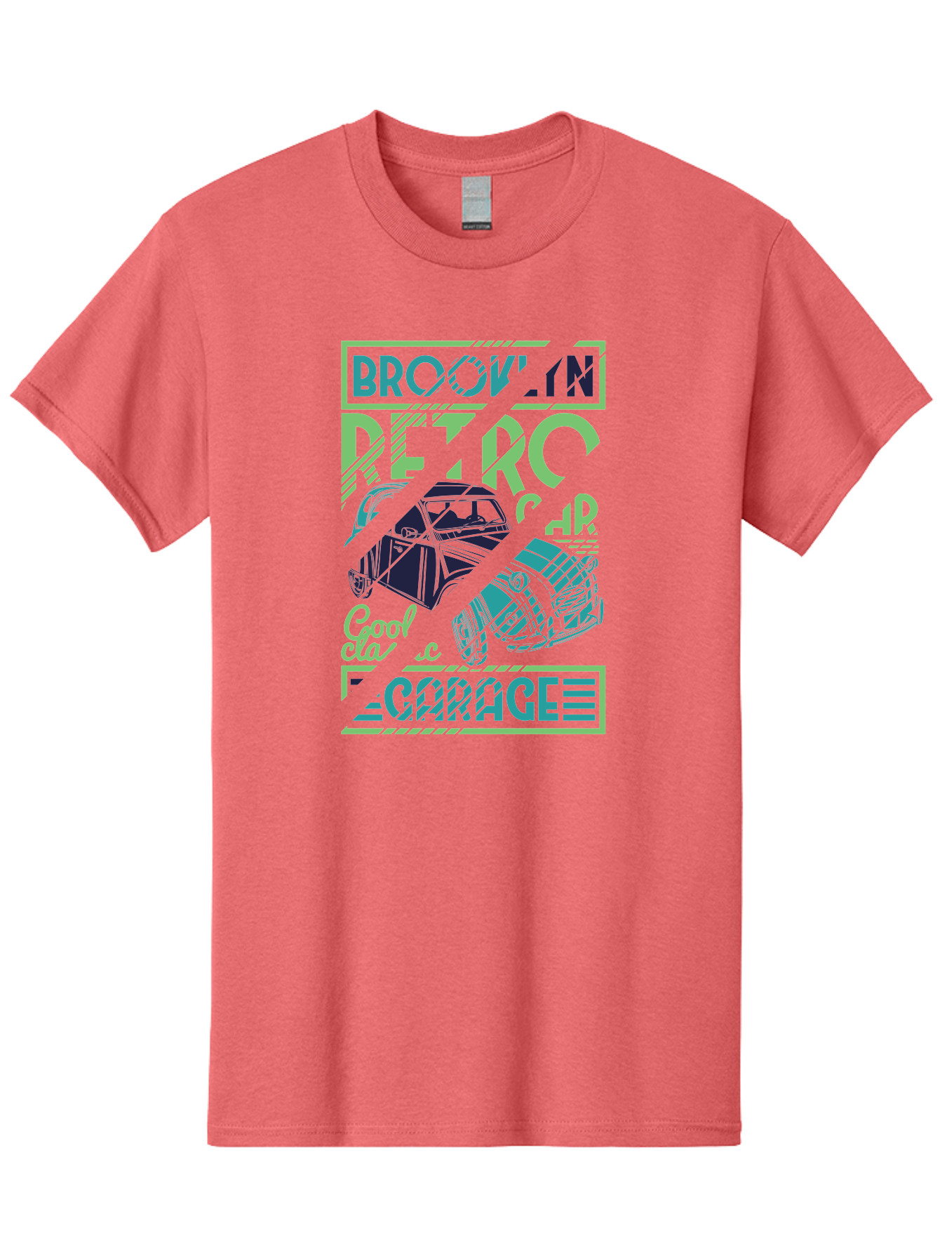 Brook-N-Petro-Car-Cool Men'S Graphic Tee, 100% Cotton, Comfortable Casual Summer Wear, Machine Washable, Vintage Car, Retro Automobile, Cool Design, Stylized Vehicle, Drift Car, Custom Graphic, Automotive Art, Graphic Design, Typography, Aad569