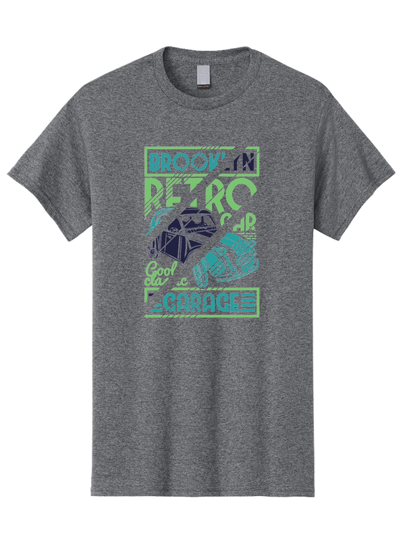 Brook-N-Petro-Car-Cool Men'S Graphic Tee, 100% Cotton, Comfortable Casual Summer Wear, Machine Washable, Vintage Car, Retro Automobile, Cool Design, Stylized Vehicle, Drift Car, Custom Graphic, Automotive Art, Graphic Design, Typography, Aad569