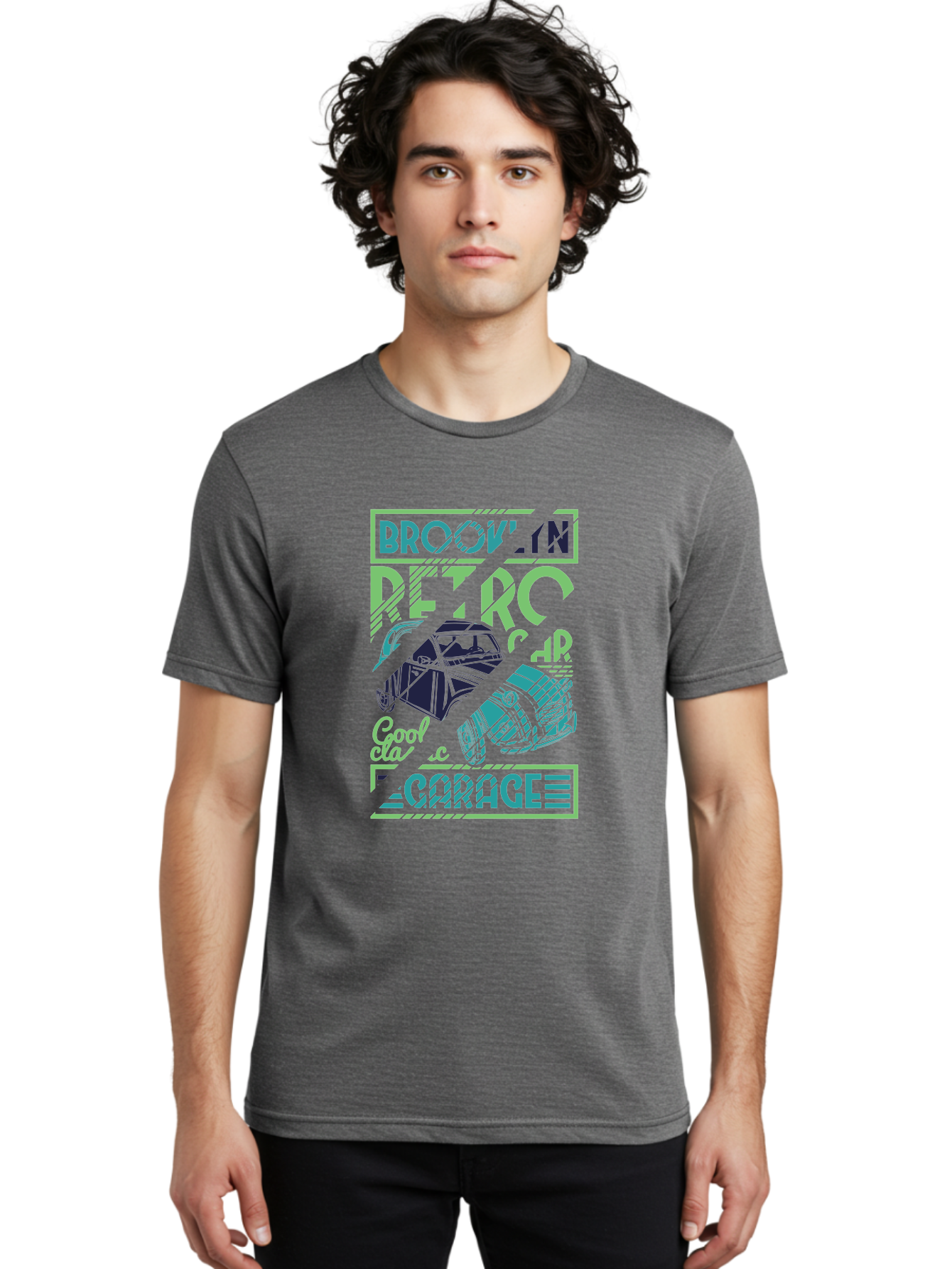 Brook-N-Petro-Car-Cool Men'S Graphic Tee, 100% Cotton, Comfortable Casual Summer Wear, Machine Washable, Vintage Car, Retro Automobile, Cool Design, Stylized Vehicle, Drift Car, Custom Graphic, Automotive Art, Graphic Design, Typography, Aad569
