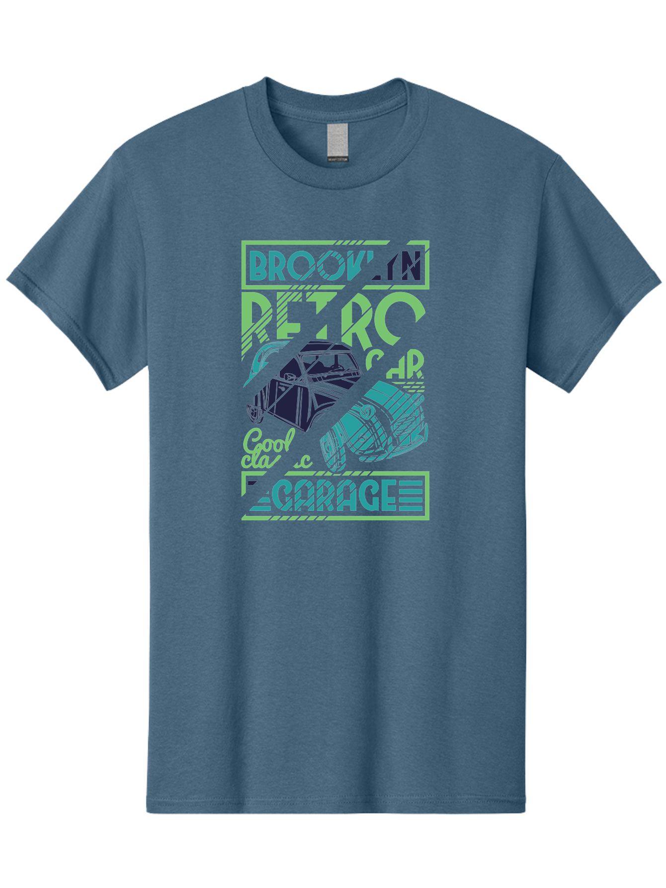 Brook-N-Petro-Car-Cool Men'S Graphic Tee, 100% Cotton, Comfortable Casual Summer Wear, Machine Washable, Vintage Car, Retro Automobile, Cool Design, Stylized Vehicle, Drift Car, Custom Graphic, Automotive Art, Graphic Design, Typography, Aad569