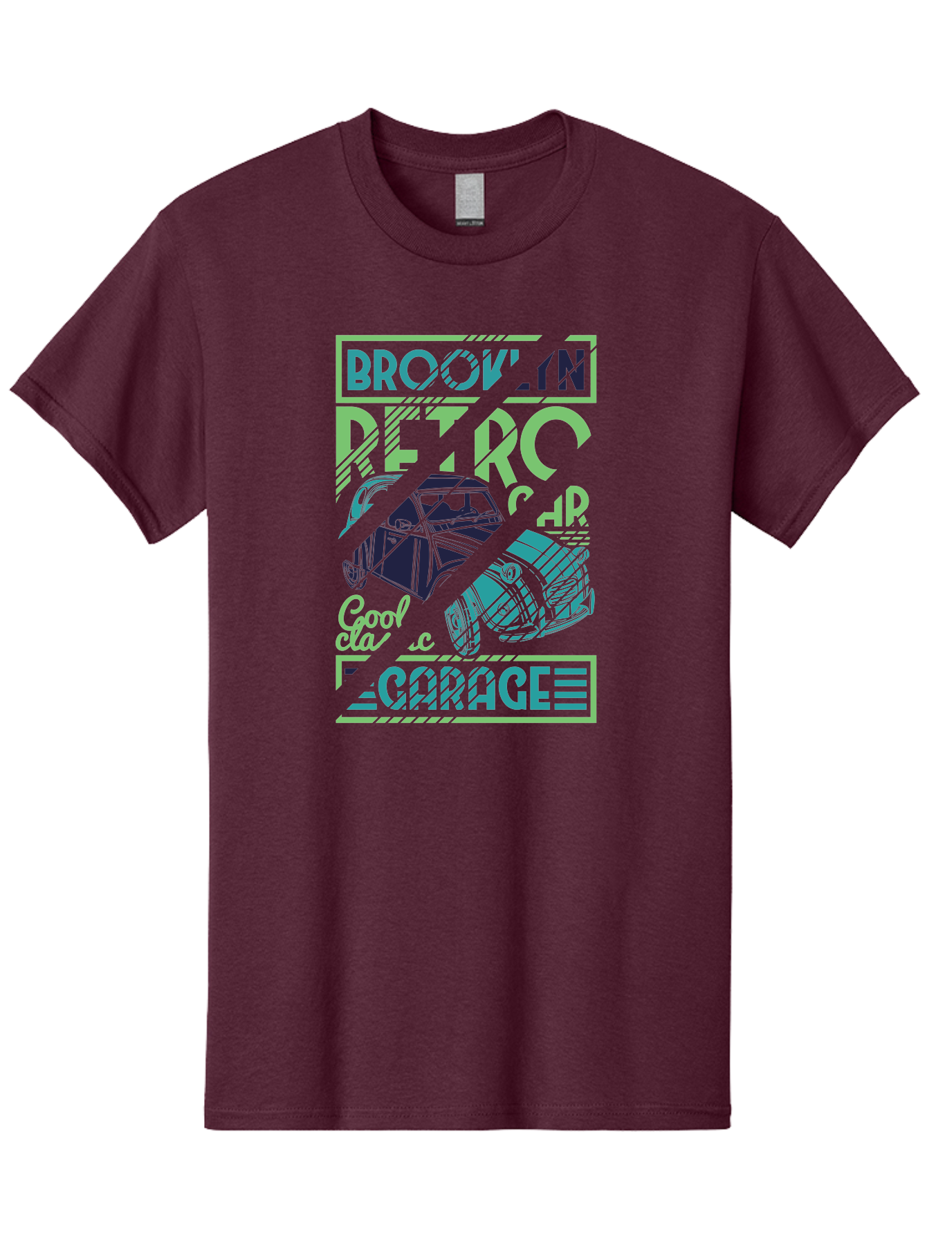 Brook-N-Petro-Car-Cool Men'S Graphic Tee, 100% Cotton, Comfortable Casual Summer Wear, Machine Washable, Vintage Car, Retro Automobile, Cool Design, Stylized Vehicle, Drift Car, Custom Graphic, Automotive Art, Graphic Design, Typography, Aad569
