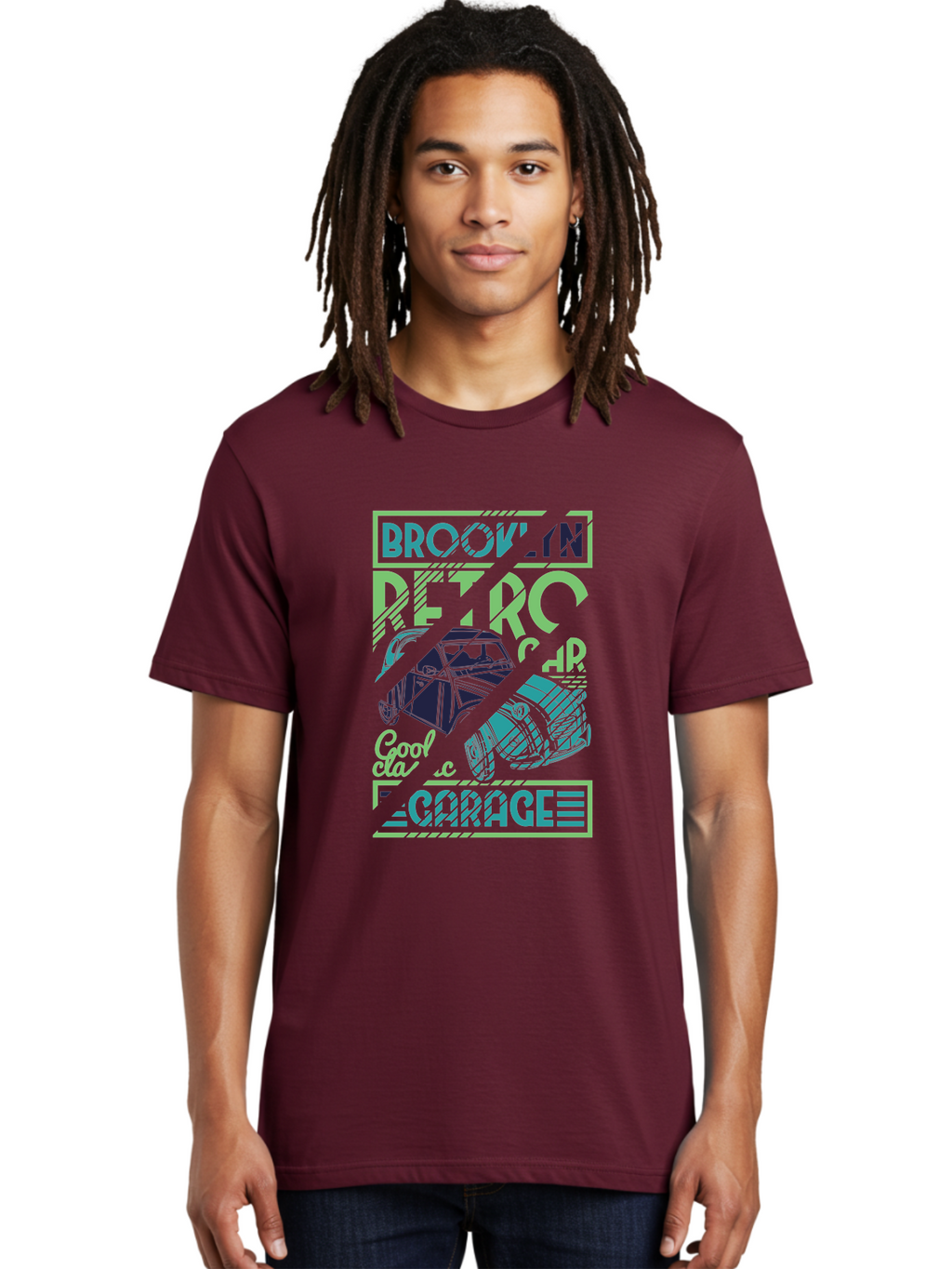 Brook-N-Petro-Car-Cool Men'S Graphic Tee, 100% Cotton, Comfortable Casual Summer Wear, Machine Washable, Vintage Car, Retro Automobile, Cool Design, Stylized Vehicle, Drift Car, Custom Graphic, Automotive Art, Graphic Design, Typography, Aad569