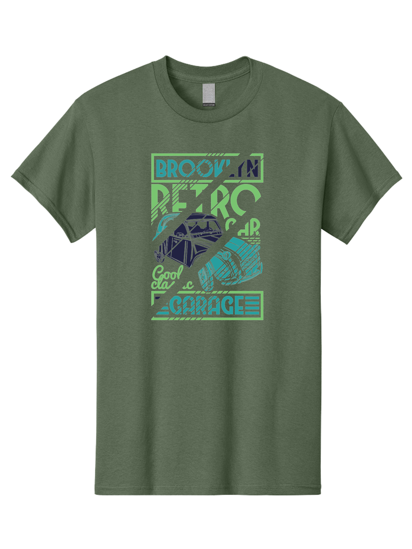 Brook-N-Petro-Car-Cool Men'S Graphic Tee, 100% Cotton, Comfortable Casual Summer Wear, Machine Washable, Vintage Car, Retro Automobile, Cool Design, Stylized Vehicle, Drift Car, Custom Graphic, Automotive Art, Graphic Design, Typography, Aad569