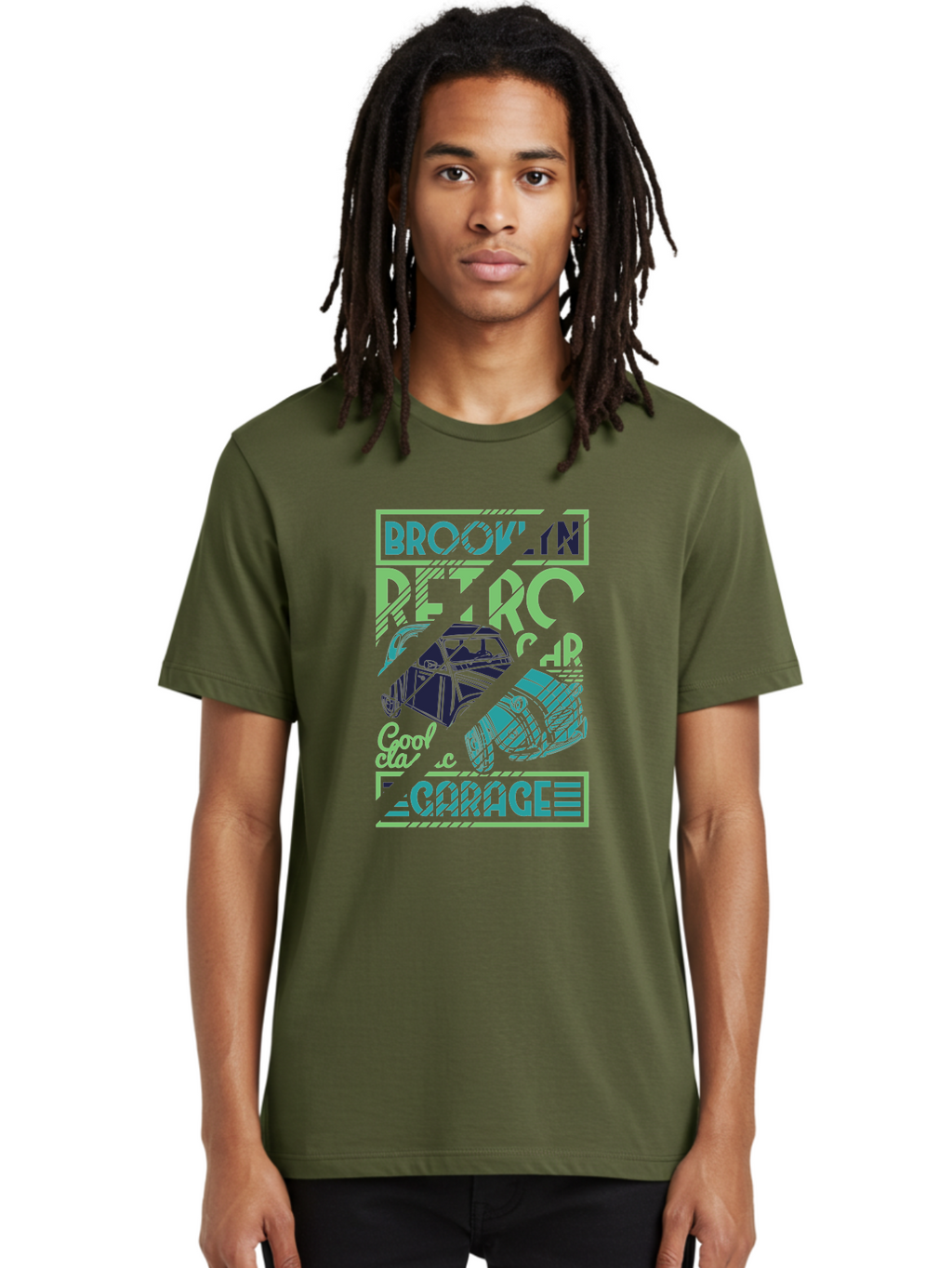 Brook-N-Petro-Car-Cool Men'S Graphic Tee, 100% Cotton, Comfortable Casual Summer Wear, Machine Washable, Vintage Car, Retro Automobile, Cool Design, Stylized Vehicle, Drift Car, Custom Graphic, Automotive Art, Graphic Design, Typography, Aad569