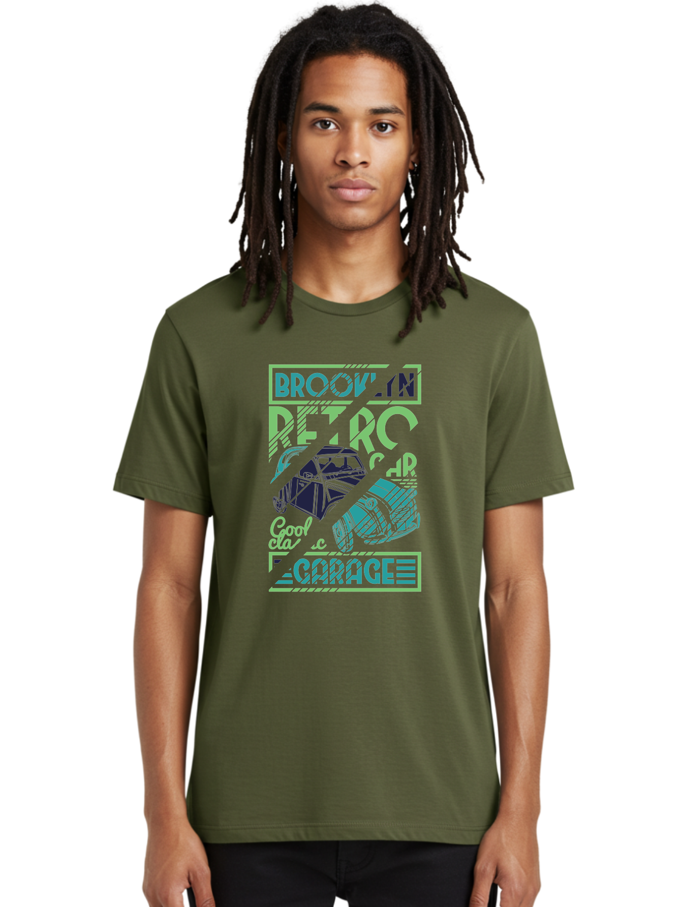 Brook-N-Petro-Car-Cool Men'S Graphic Tee, 100% Cotton, Comfortable Casual Summer Wear, Machine Washable, Vintage Car, Retro Automobile, Cool Design, Stylized Vehicle, Drift Car, Custom Graphic, Automotive Art, Graphic Design, Typography, Aad569