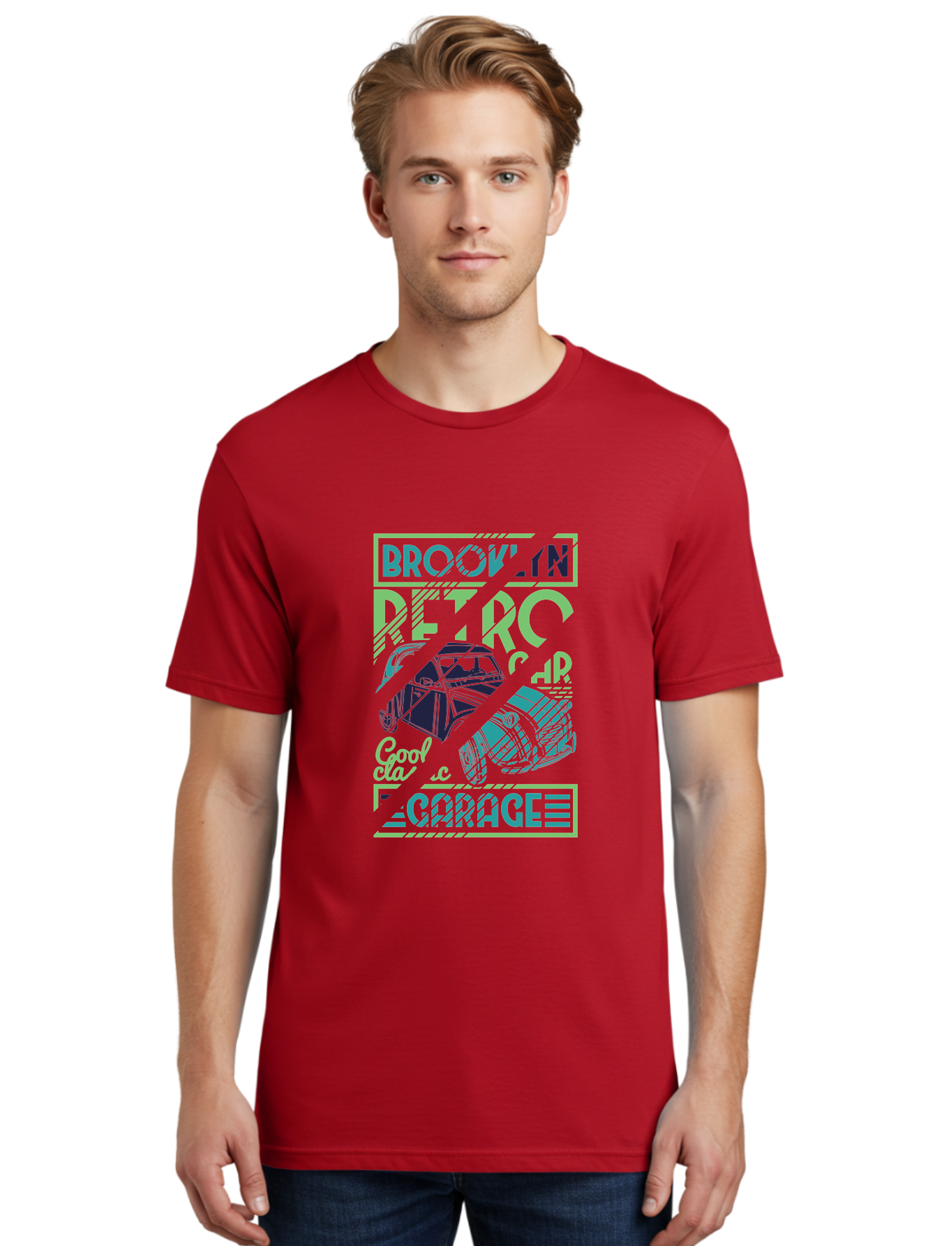 Brook-N-Petro-Car-Cool Men'S Graphic Tee, 100% Cotton, Comfortable Casual Summer Wear, Machine Washable, Vintage Car, Retro Automobile, Cool Design, Stylized Vehicle, Drift Car, Custom Graphic, Automotive Art, Graphic Design, Typography, Aad569