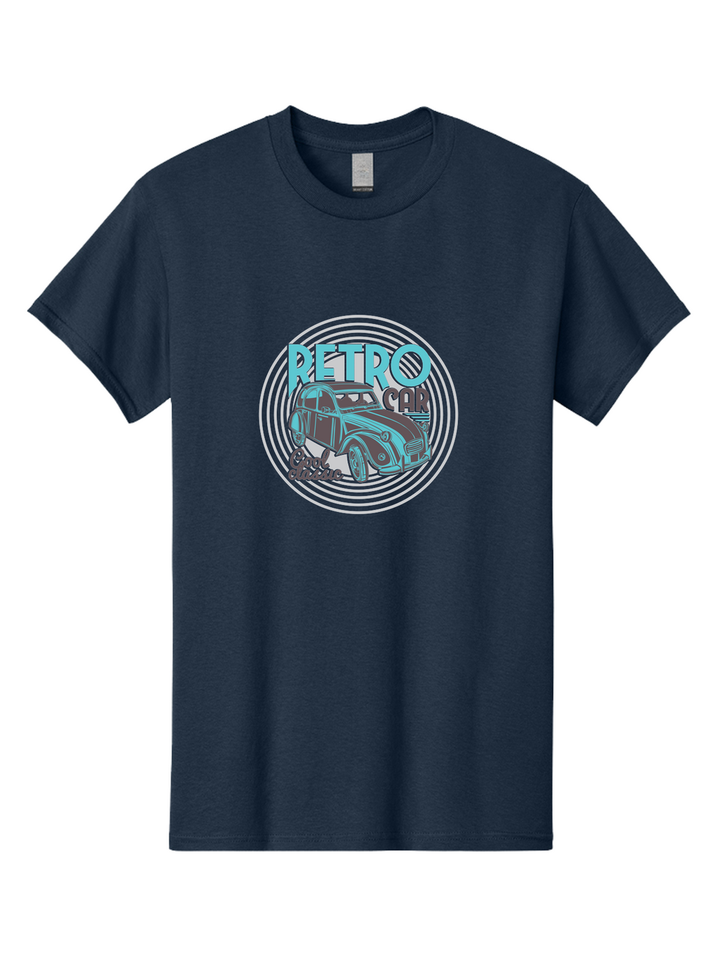 Retro-Car Men'S Graphic Tee, 100% Cotton, Comfortable Casual Summer Wear, Machine Washable, Vintage Car, Retro Automobile, Classic Vehicle, Cool Design, Nostalgic Car, Retro Style, Vintage Ride, Automobile Art Aad574