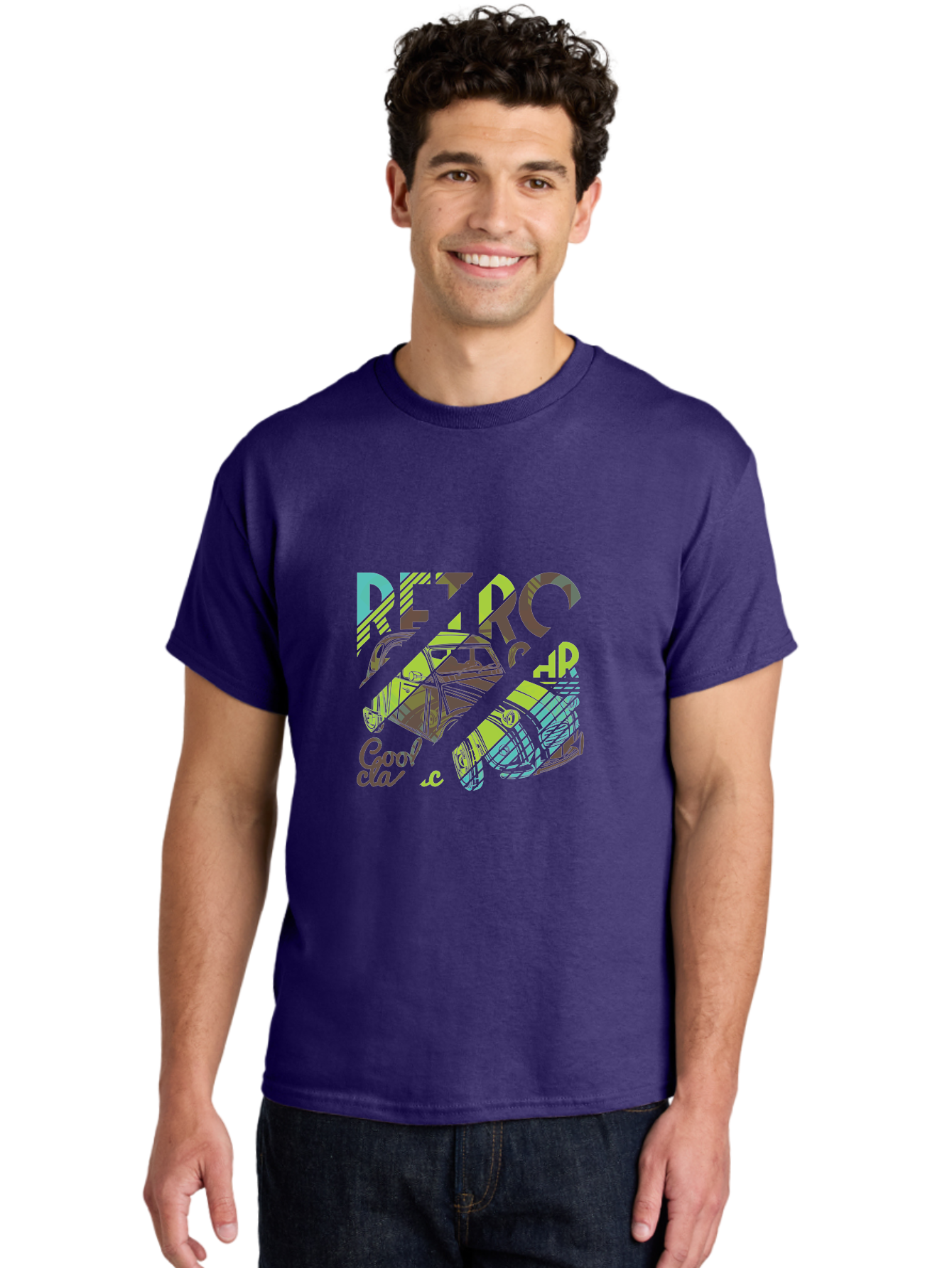 Zero-Car Men'S Graphic Tee, 100% Cotton, Comfortable Casual Summer Wear, Machine Washable, Petro Car, Cool Car, Vintage Car, Retro Car Graphics, Stylized Typography, Abstract Art, Automotive Design, Car Enthusiast Aad575