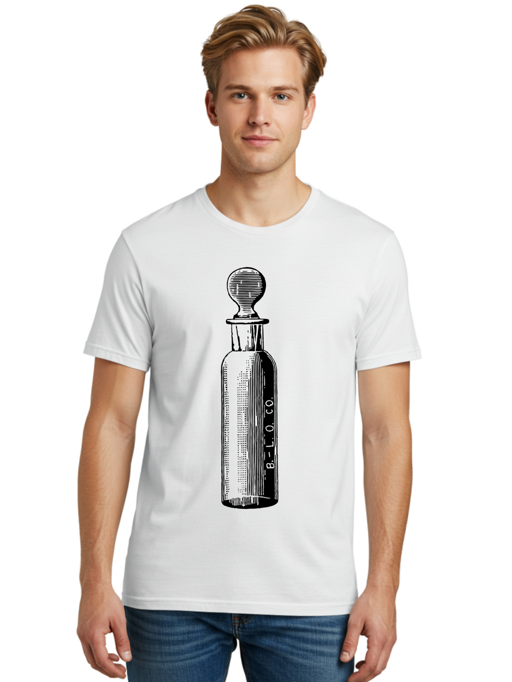 B-0-300-Hydrometer Men'S Graphic Tee, 100% Cotton, Comfortable Casual Summer Wear, Machine Washable, Urinometer, Laboratory Equipment, Scientific Tool, Measurement Device, Cylindrical Glass, Bulb On Top, 0.30 Calibration, Medical Analysis, Aad583