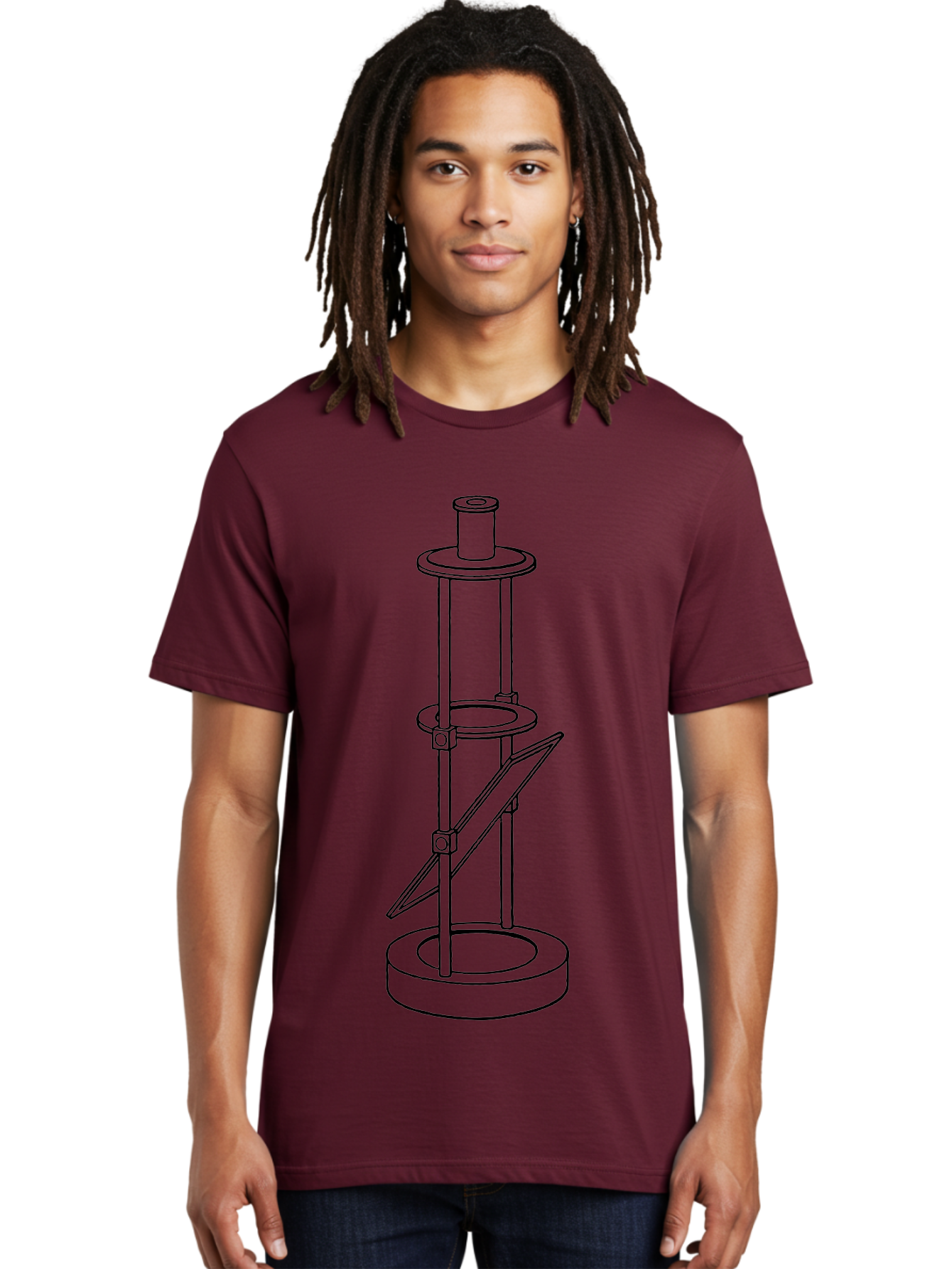 Cylindrical-Device Men'S Graphic Tee, 100% Cotton, Comfortable Casual Summer Wear, Machine Washable, Cylindrical Device, Mechanical Parts, Technical Drawing, Industrial Design, Modern Machinery, Engineering Diagram, 3D Model Aad590