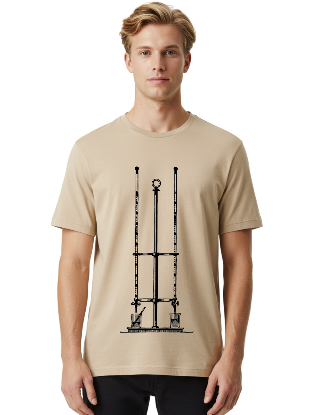Fireplace-Tool-Stand Men'S Graphic Tee, 100% Cotton, Comfortable Casual Summer Wear, Machine Washable, Fireplace Tools, Companion Set, Fireplace Accessories, Hearth Equipment, Fireplace Poker, Tongs, Shovel, Fireplace Stand, Wrought Iron, Aad599