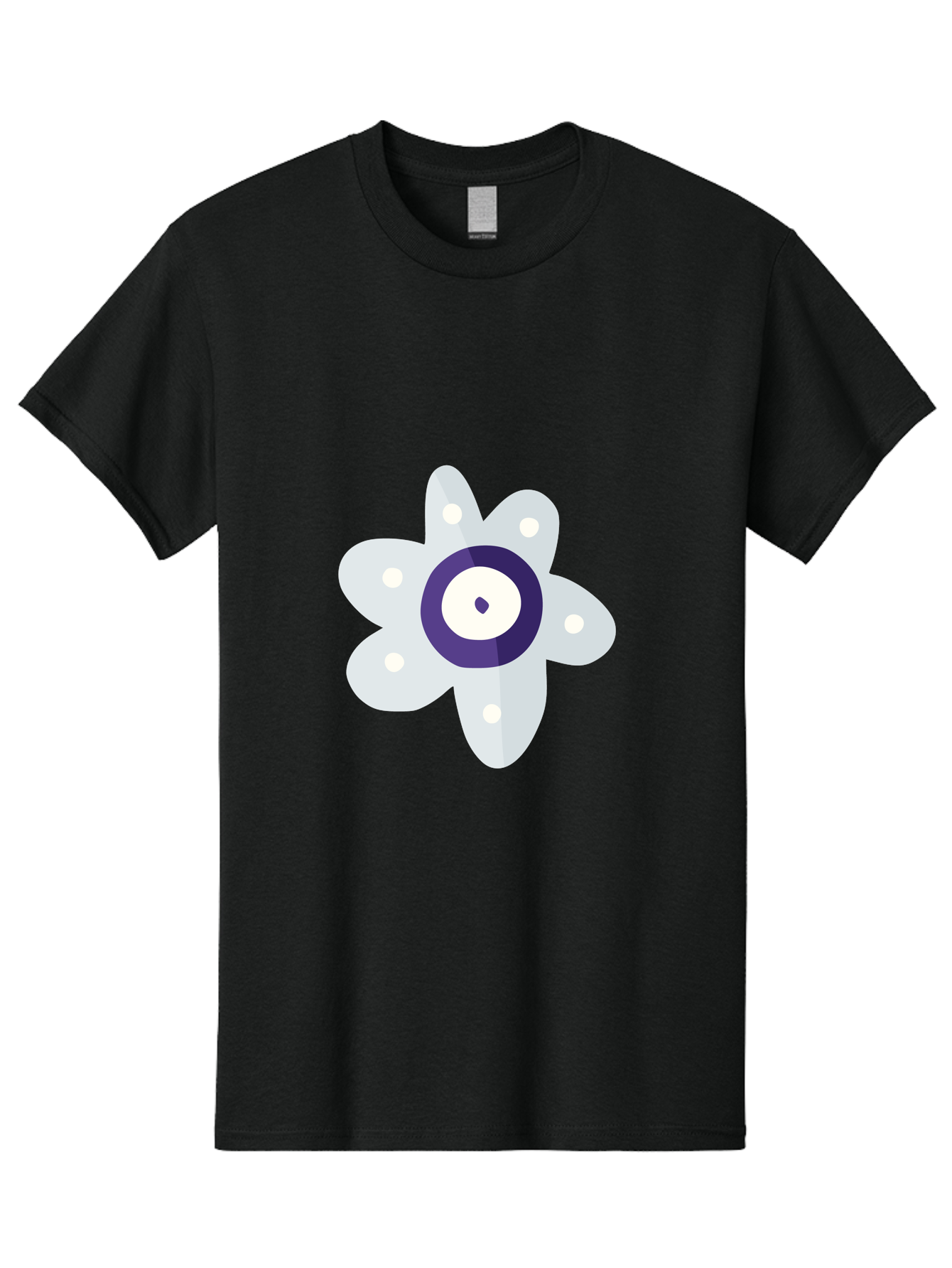 All-Seeing-Flower Men'S Graphic Tee, 100% Cotton, Comfortable Casual Summer Wear, Machine Washable, All-Seeing Eye, Mystical Symbol, Spiritual Icon, Symbolic Eye, Mystic Graphics, Abstract Art, Symbolic Imagery, Esoteric Symbols Aad667