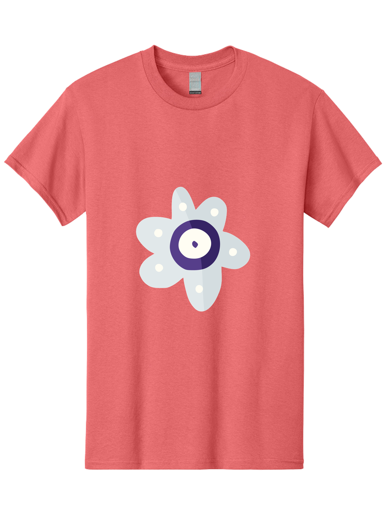 All-Seeing-Flower Men'S Graphic Tee, 100% Cotton, Comfortable Casual Summer Wear, Machine Washable, All-Seeing Eye, Mystical Symbol, Spiritual Icon, Symbolic Eye, Mystic Graphics, Abstract Art, Symbolic Imagery, Esoteric Symbols Aad667