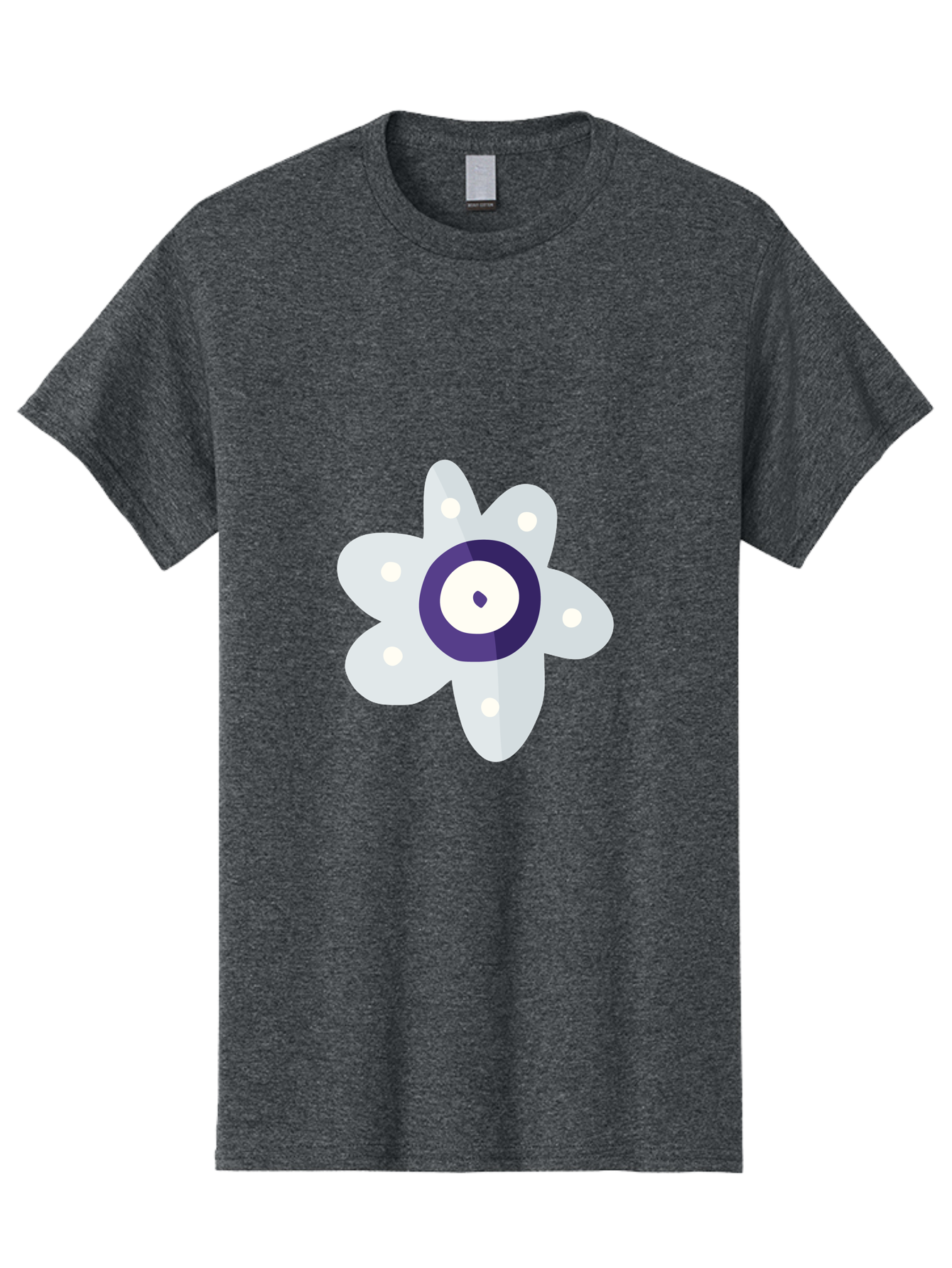 All-Seeing-Flower Men'S Graphic Tee, 100% Cotton, Comfortable Casual Summer Wear, Machine Washable, All-Seeing Eye, Mystical Symbol, Spiritual Icon, Symbolic Eye, Mystic Graphics, Abstract Art, Symbolic Imagery, Esoteric Symbols Aad667