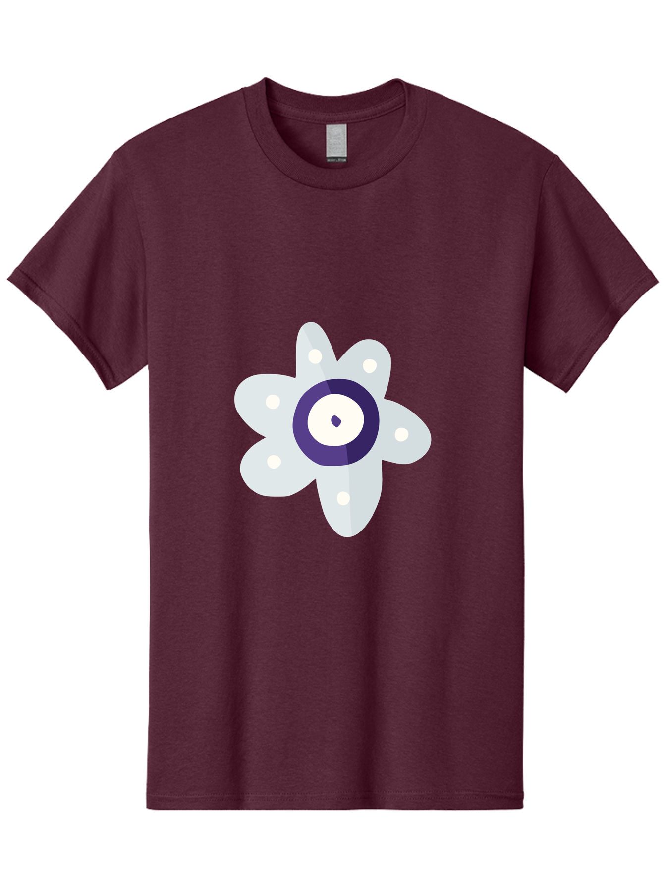 All-Seeing-Flower Men'S Graphic Tee, 100% Cotton, Comfortable Casual Summer Wear, Machine Washable, All-Seeing Eye, Mystical Symbol, Spiritual Icon, Symbolic Eye, Mystic Graphics, Abstract Art, Symbolic Imagery, Esoteric Symbols Aad667