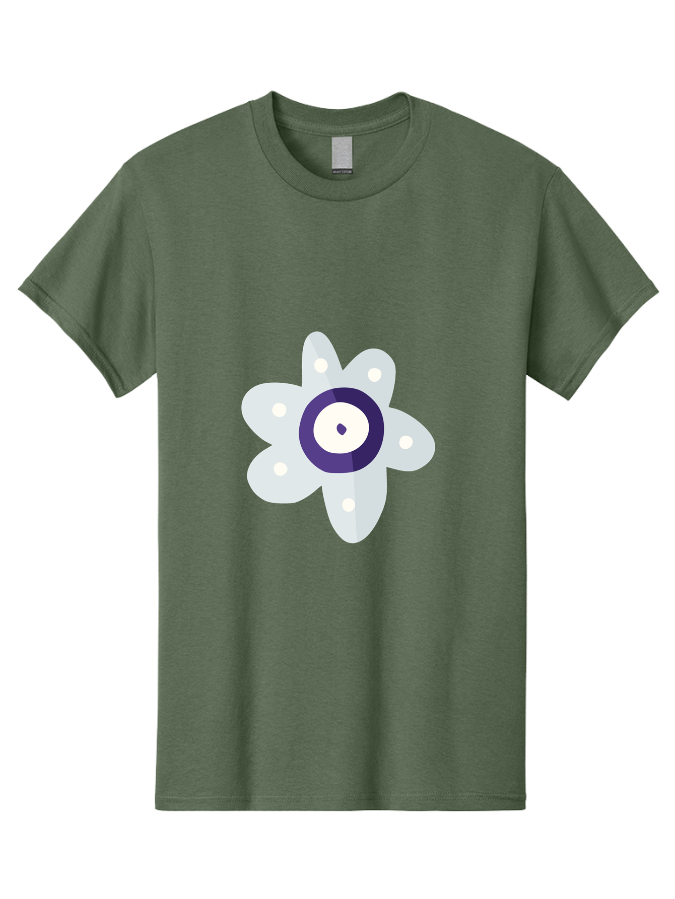 All-Seeing-Flower Men'S Graphic Tee, 100% Cotton, Comfortable Casual Summer Wear, Machine Washable, All-Seeing Eye, Mystical Symbol, Spiritual Icon, Symbolic Eye, Mystic Graphics, Abstract Art, Symbolic Imagery, Esoteric Symbols Aad667
