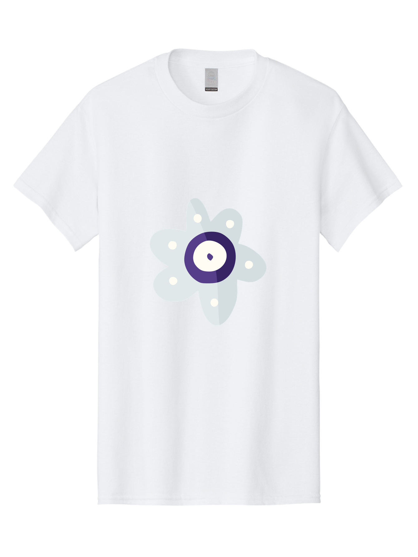 All-Seeing-Flower Men'S Graphic Tee, 100% Cotton, Comfortable Casual Summer Wear, Machine Washable, All-Seeing Eye, Mystical Symbol, Spiritual Icon, Symbolic Eye, Mystic Graphics, Abstract Art, Symbolic Imagery, Esoteric Symbols Aad667
