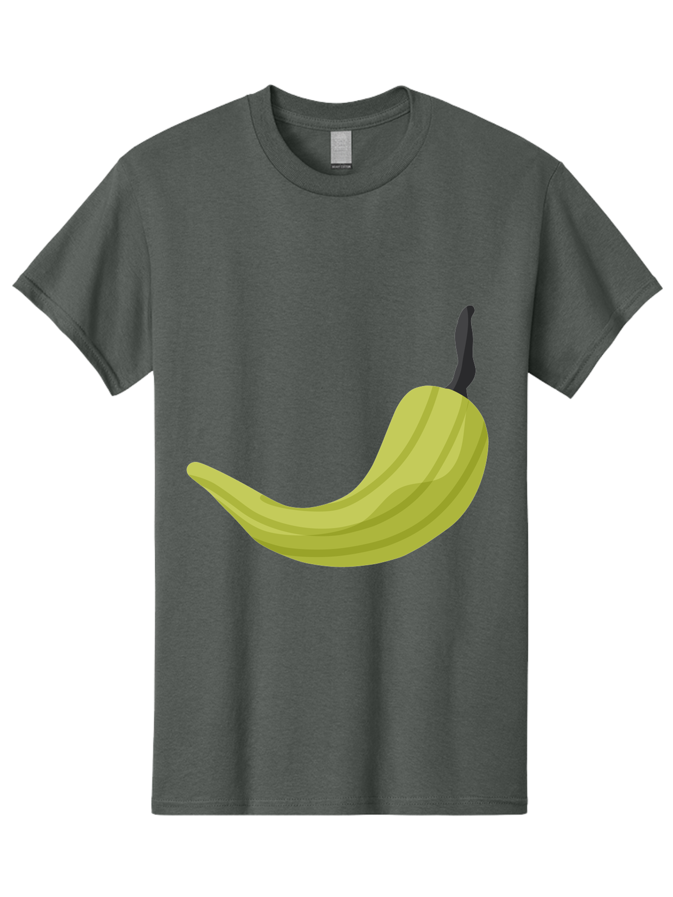 Banana Men'S Graphic Tee, 100% Cotton, Comfortable Casual Summer Wear, Machine Washable, Yellow Banana, Ripe Fruit, Healthy Snack, Digital Illustration, Cartoon Style, Simple Design, Fruit Icon Aad672