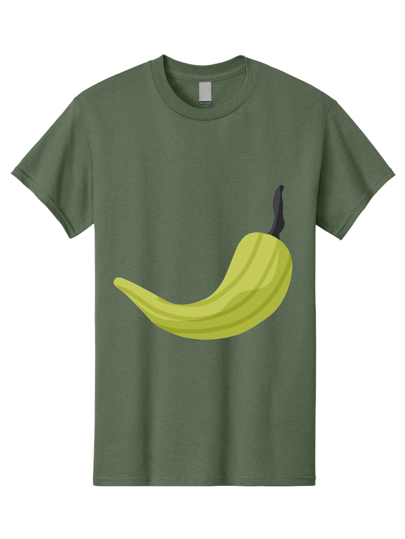 Banana Men'S Graphic Tee, 100% Cotton, Comfortable Casual Summer Wear, Machine Washable, Yellow Banana, Ripe Fruit, Healthy Snack, Digital Illustration, Cartoon Style, Simple Design, Fruit Icon Aad672