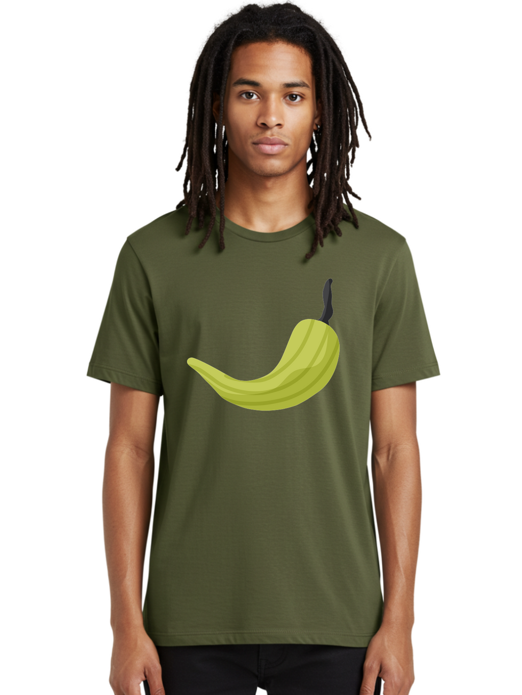 Banana Men'S Graphic Tee, 100% Cotton, Comfortable Casual Summer Wear, Machine Washable, Yellow Banana, Ripe Fruit, Healthy Snack, Digital Illustration, Cartoon Style, Simple Design, Fruit Icon Aad672