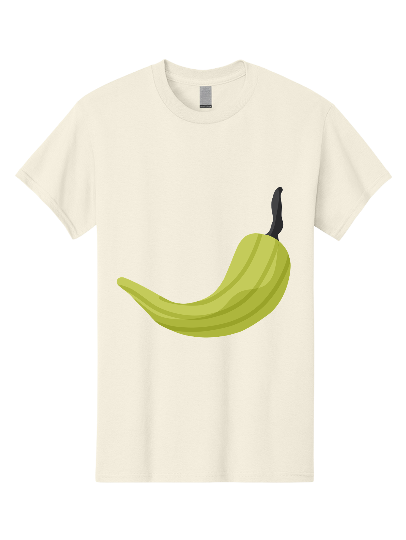 Banana Men'S Graphic Tee, 100% Cotton, Comfortable Casual Summer Wear, Machine Washable, Yellow Banana, Ripe Fruit, Healthy Snack, Digital Illustration, Cartoon Style, Simple Design, Fruit Icon Aad672