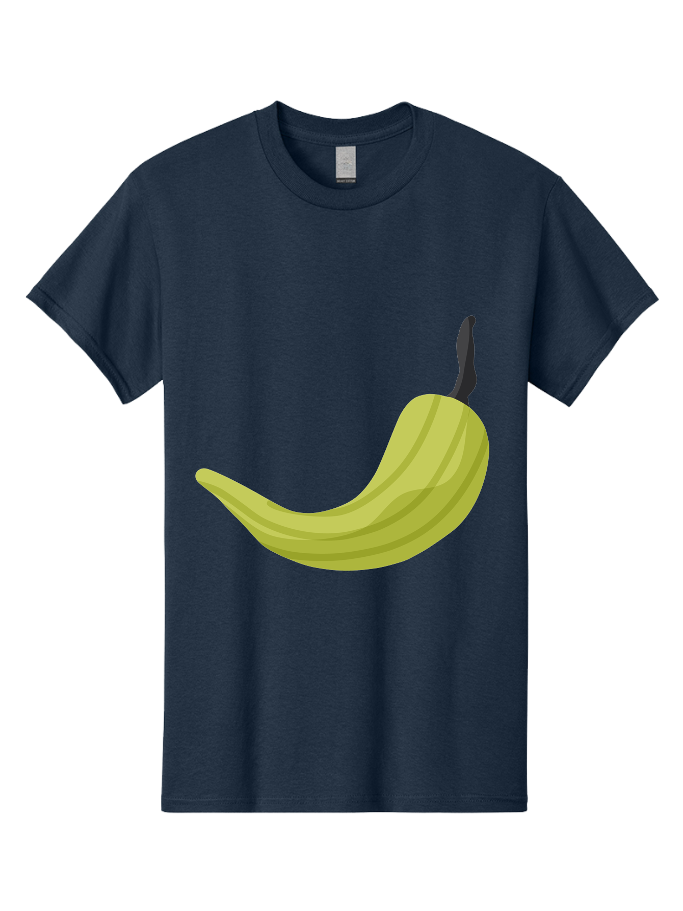 Banana Men'S Graphic Tee, 100% Cotton, Comfortable Casual Summer Wear, Machine Washable, Yellow Banana, Ripe Fruit, Healthy Snack, Digital Illustration, Cartoon Style, Simple Design, Fruit Icon Aad672