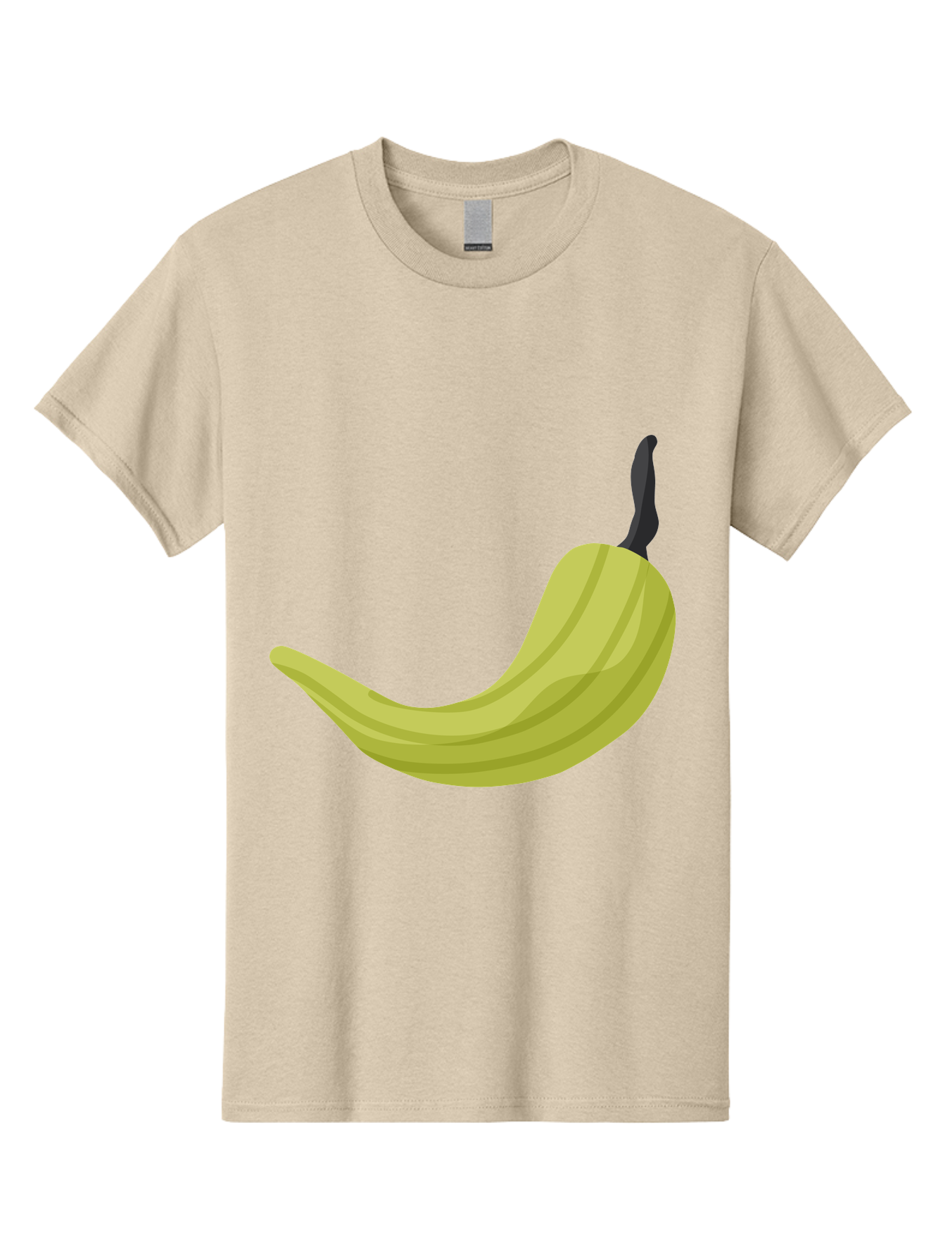 Banana Men'S Graphic Tee, 100% Cotton, Comfortable Casual Summer Wear, Machine Washable, Yellow Banana, Ripe Fruit, Healthy Snack, Digital Illustration, Cartoon Style, Simple Design, Fruit Icon Aad672