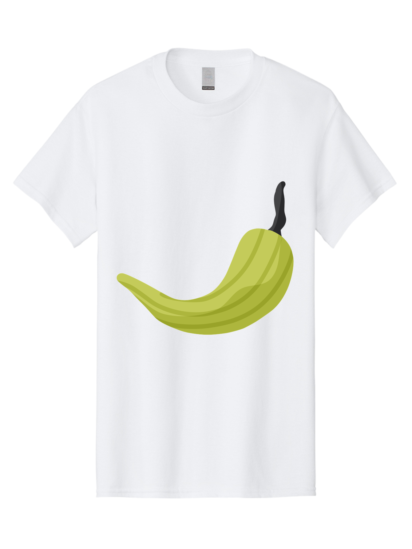 Banana Men'S Graphic Tee, 100% Cotton, Comfortable Casual Summer Wear, Machine Washable, Yellow Banana, Ripe Fruit, Healthy Snack, Digital Illustration, Cartoon Style, Simple Design, Fruit Icon Aad672