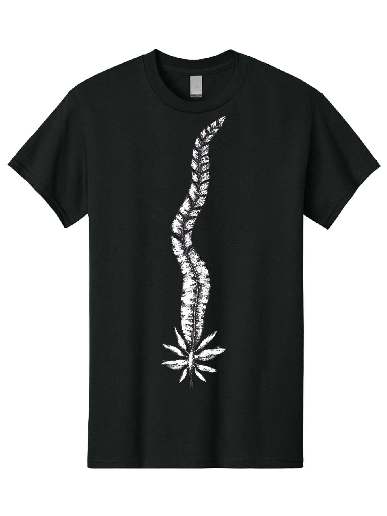 Cannabis Men'S Graphic Tee, 100% Cotton, Comfortable Casual Summer Wear, Machine Washable, Black And White Feather, Feather Illustration, Stylized Design, Abstract Art, Minimalist Style, Detailed Drawing, Graphic Design, Feathers Aad681