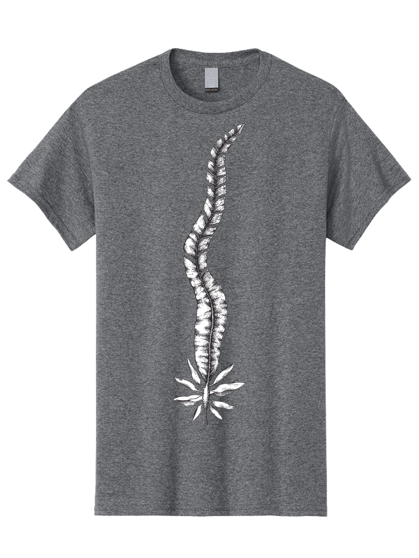 Cannabis Men'S Graphic Tee, 100% Cotton, Comfortable Casual Summer Wear, Machine Washable, Black And White Feather, Feather Illustration, Stylized Design, Abstract Art, Minimalist Style, Detailed Drawing, Graphic Design, Feathers Aad681