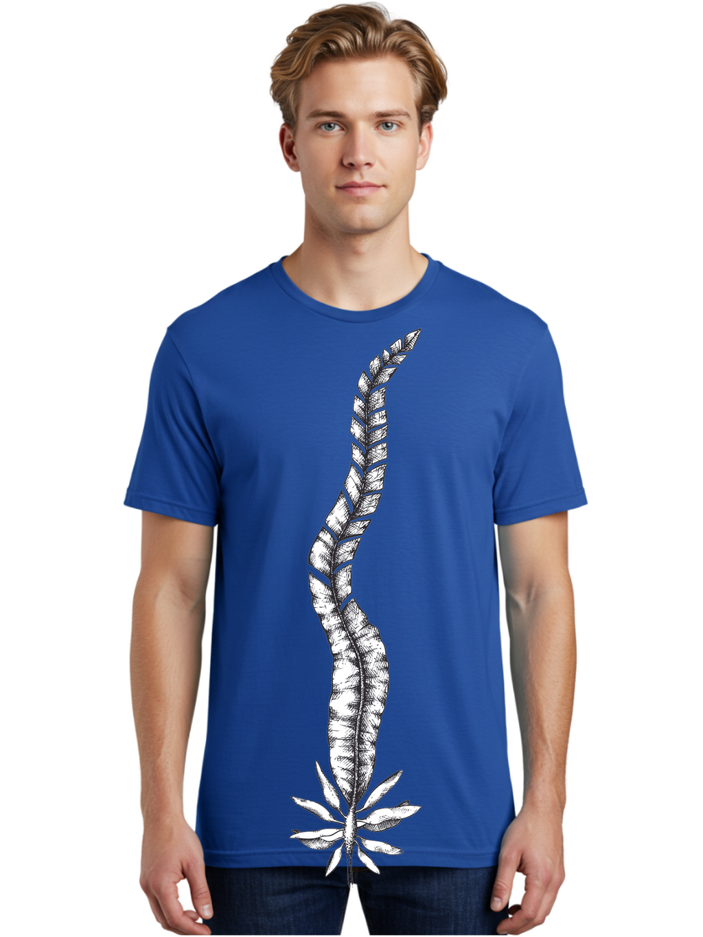 Cannabis Men'S Graphic Tee, 100% Cotton, Comfortable Casual Summer Wear, Machine Washable, Black And White Feather, Feather Illustration, Stylized Design, Abstract Art, Minimalist Style, Detailed Drawing, Graphic Design, Feathers Aad681
