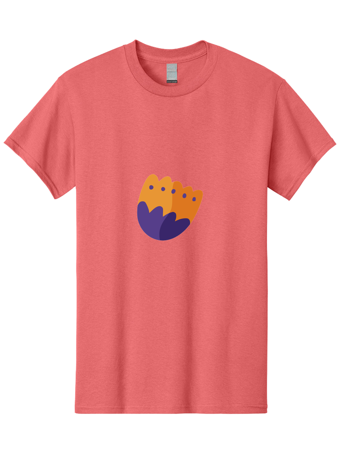 Cereal-Bowl Men'S Graphic Tee, 100% Cotton, Comfortable Casual Summer Wear, Machine Washable, Crown Icon, Golden Crown, Regal Symbol, Luxury Emblem, Majestic Design, Purple And Gold, Royalty Insignia, Symbolic Imagery, Decorative Art Aad682