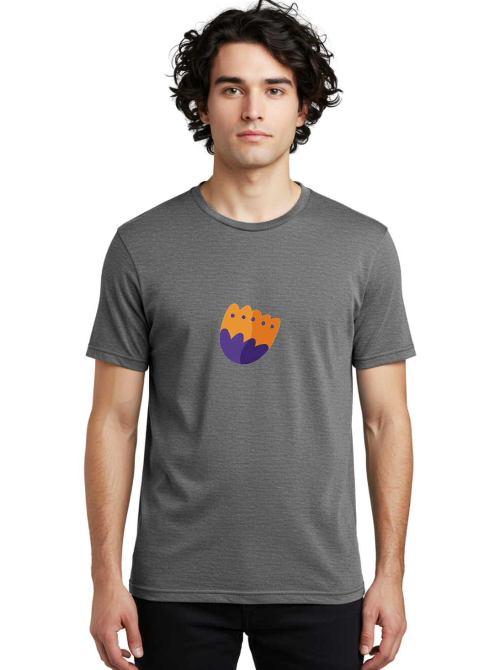 Cereal-Bowl Men'S Graphic Tee, 100% Cotton, Comfortable Casual Summer Wear, Machine Washable, Crown Icon, Golden Crown, Regal Symbol, Luxury Emblem, Majestic Design, Purple And Gold, Royalty Insignia, Symbolic Imagery, Decorative Art Aad682