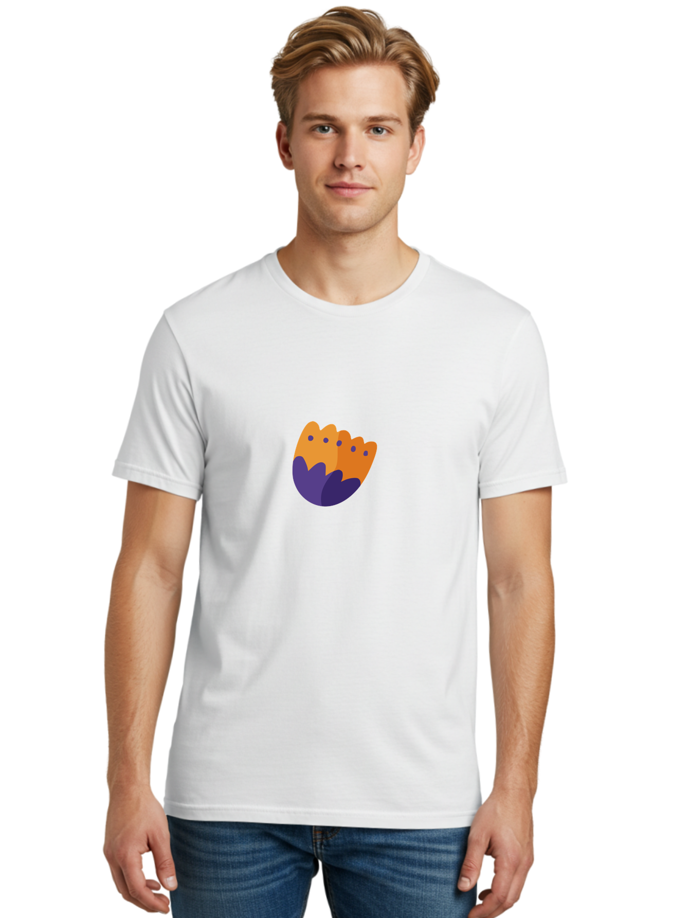 Cereal-Bowl Men'S Graphic Tee, 100% Cotton, Comfortable Casual Summer Wear, Machine Washable, Crown Icon, Golden Crown, Regal Symbol, Luxury Emblem, Majestic Design, Purple And Gold, Royalty Insignia, Symbolic Imagery, Decorative Art Aad682