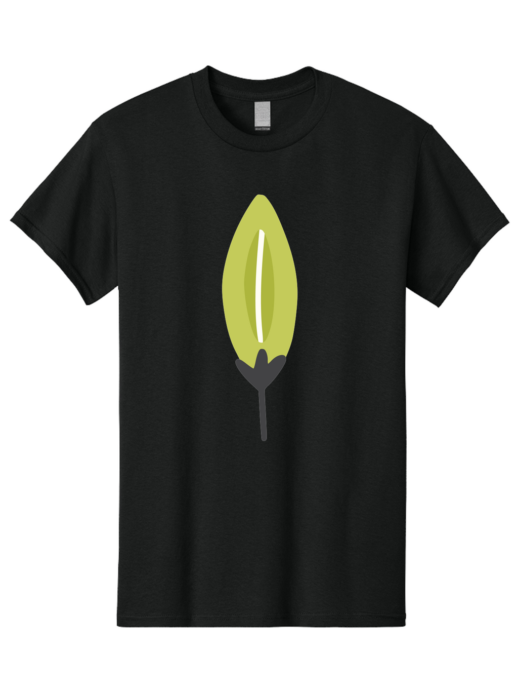 Cocoa-Pod Men'S Graphic Tee, 100% Cotton, Comfortable Casual Summer Wear, Machine Washable, Cocoa Pod, Chocolate, Digital Illustration, Simple Design, Botanical Art, Seed Pod, Vector Graphic, Minimalist Style Aad683