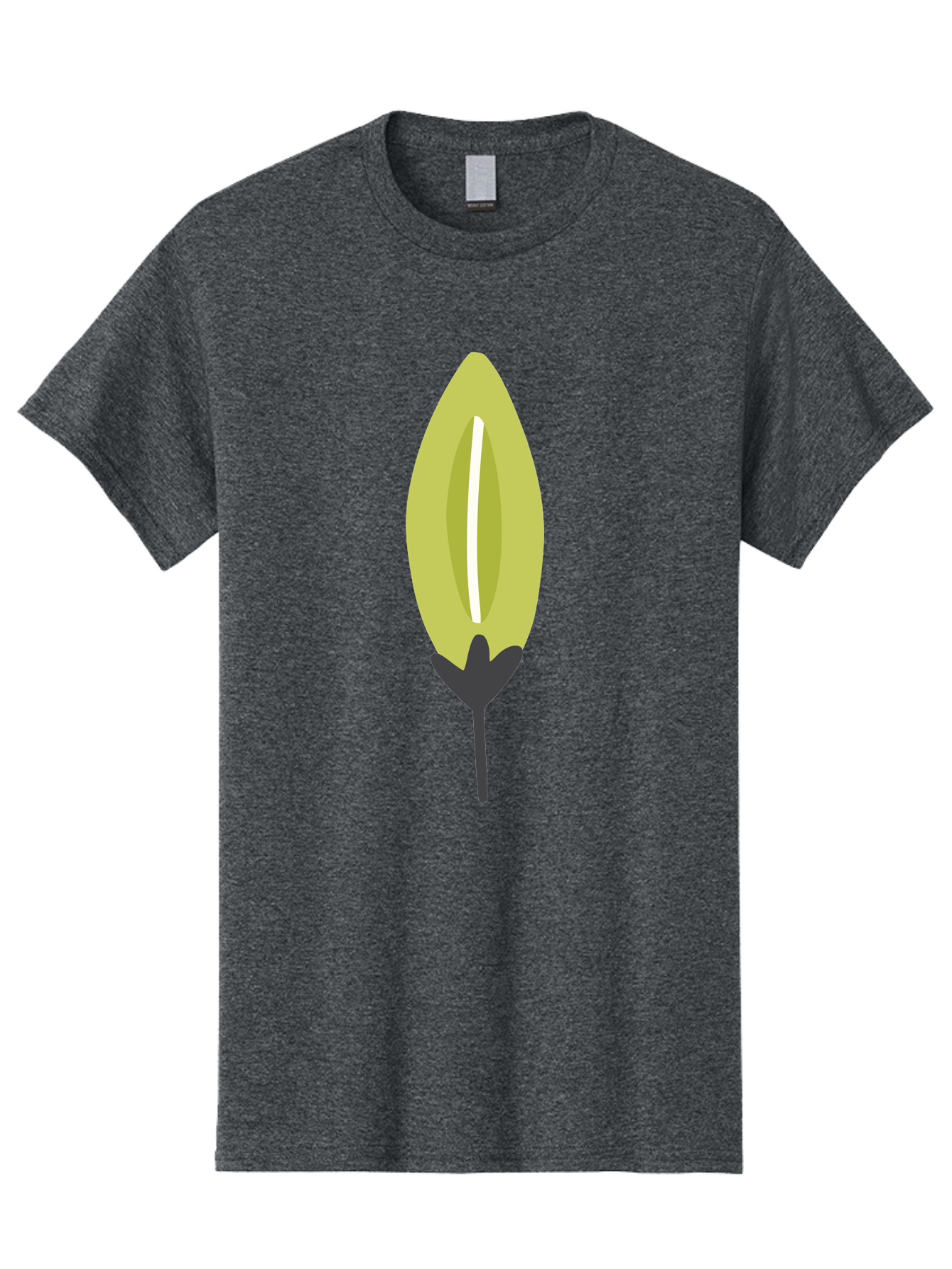 Cocoa-Pod Men'S Graphic Tee, 100% Cotton, Comfortable Casual Summer Wear, Machine Washable, Cocoa Pod, Chocolate, Digital Illustration, Simple Design, Botanical Art, Seed Pod, Vector Graphic, Minimalist Style Aad683