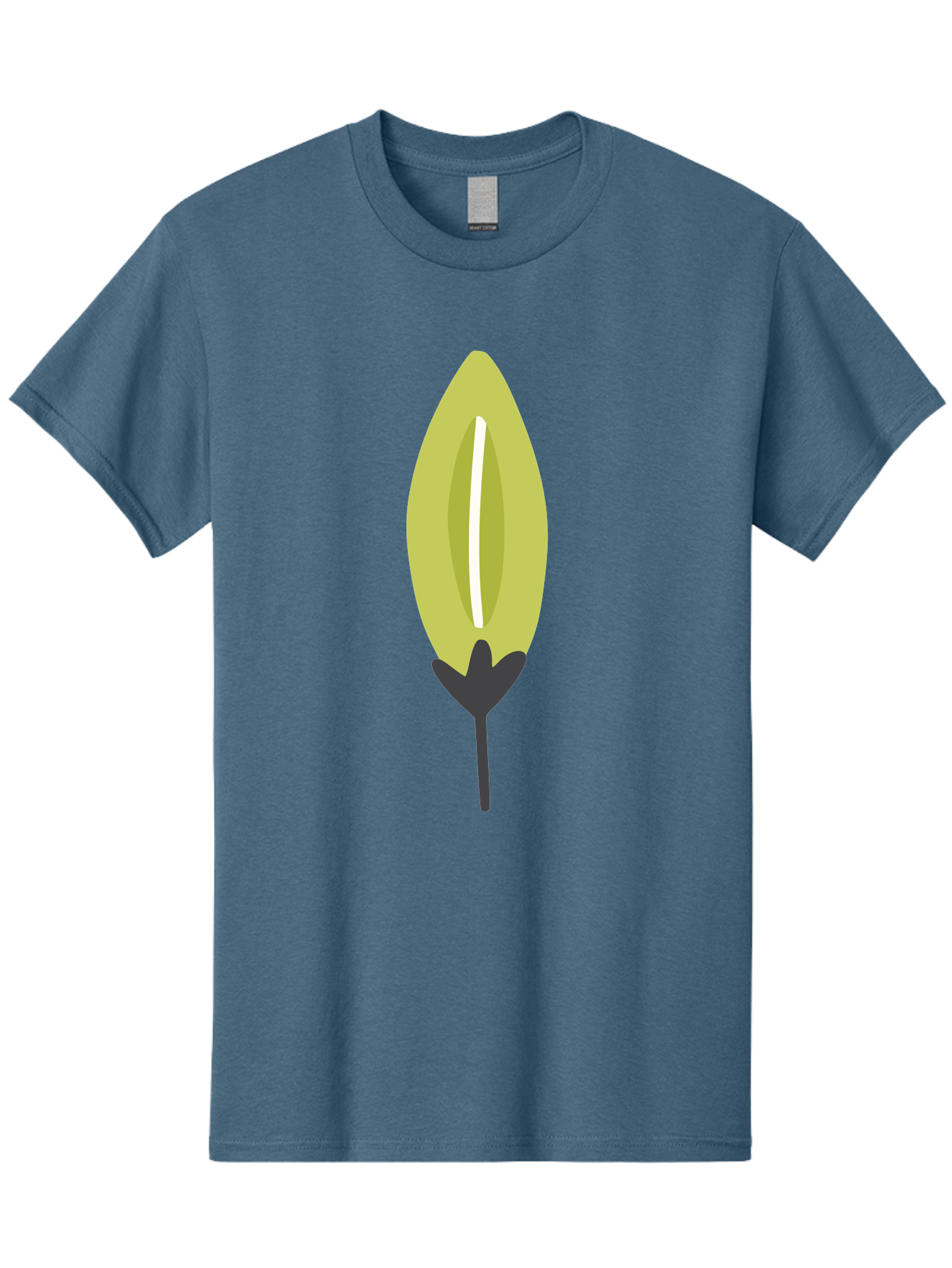 Cocoa-Pod Men'S Graphic Tee, 100% Cotton, Comfortable Casual Summer Wear, Machine Washable, Cocoa Pod, Chocolate, Digital Illustration, Simple Design, Botanical Art, Seed Pod, Vector Graphic, Minimalist Style Aad683