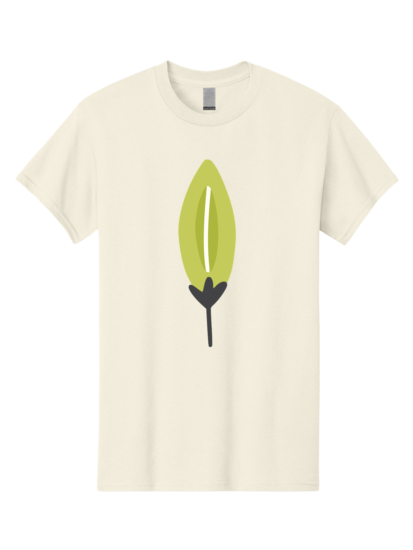 Cocoa-Pod Men'S Graphic Tee, 100% Cotton, Comfortable Casual Summer Wear, Machine Washable, Cocoa Pod, Chocolate, Digital Illustration, Simple Design, Botanical Art, Seed Pod, Vector Graphic, Minimalist Style Aad683