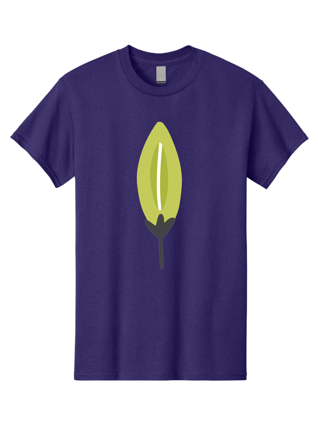 Cocoa-Pod Men'S Graphic Tee, 100% Cotton, Comfortable Casual Summer Wear, Machine Washable, Cocoa Pod, Chocolate, Digital Illustration, Simple Design, Botanical Art, Seed Pod, Vector Graphic, Minimalist Style Aad683