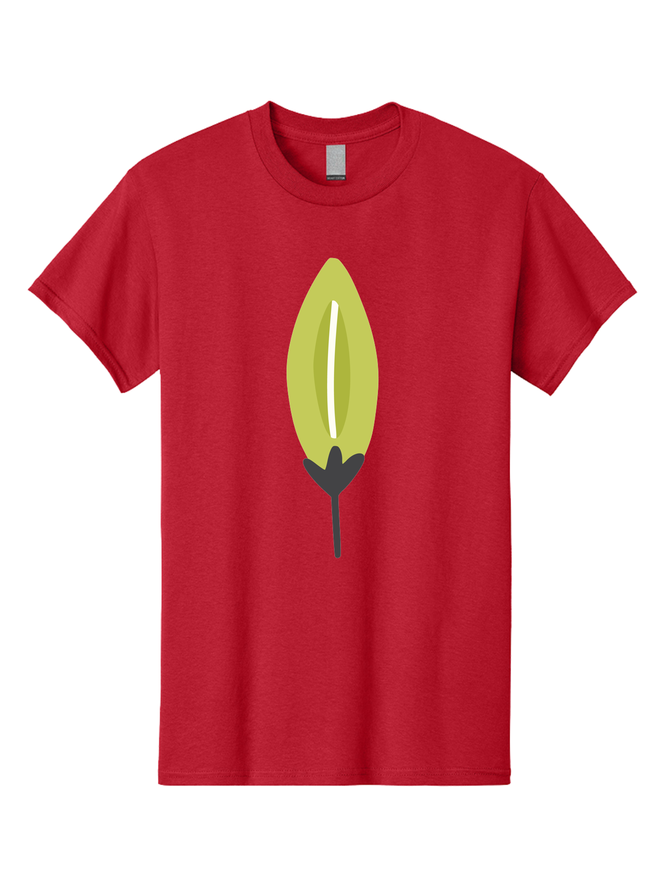 Cocoa-Pod Men'S Graphic Tee, 100% Cotton, Comfortable Casual Summer Wear, Machine Washable, Cocoa Pod, Chocolate, Digital Illustration, Simple Design, Botanical Art, Seed Pod, Vector Graphic, Minimalist Style Aad683