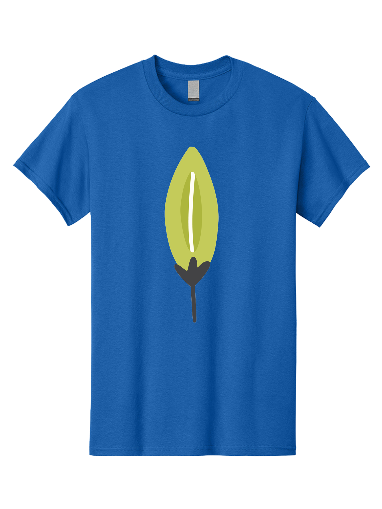 Cocoa-Pod Men'S Graphic Tee, 100% Cotton, Comfortable Casual Summer Wear, Machine Washable, Cocoa Pod, Chocolate, Digital Illustration, Simple Design, Botanical Art, Seed Pod, Vector Graphic, Minimalist Style Aad683