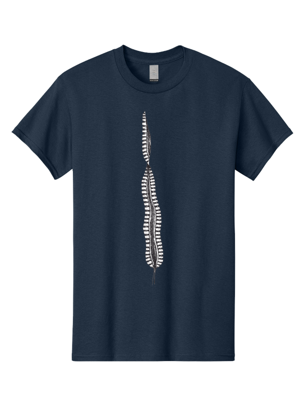 Feather-Silhouette Men'S Graphic Tee, 100% Cotton, Comfortable Casual Summer Wear, Machine Washable, Centipede, Black And White Illustration, Arthropod, Insect, Many Legs, Segmented Body, Detailed Drawing, Graphic Art, Insect Anatomy Aad700