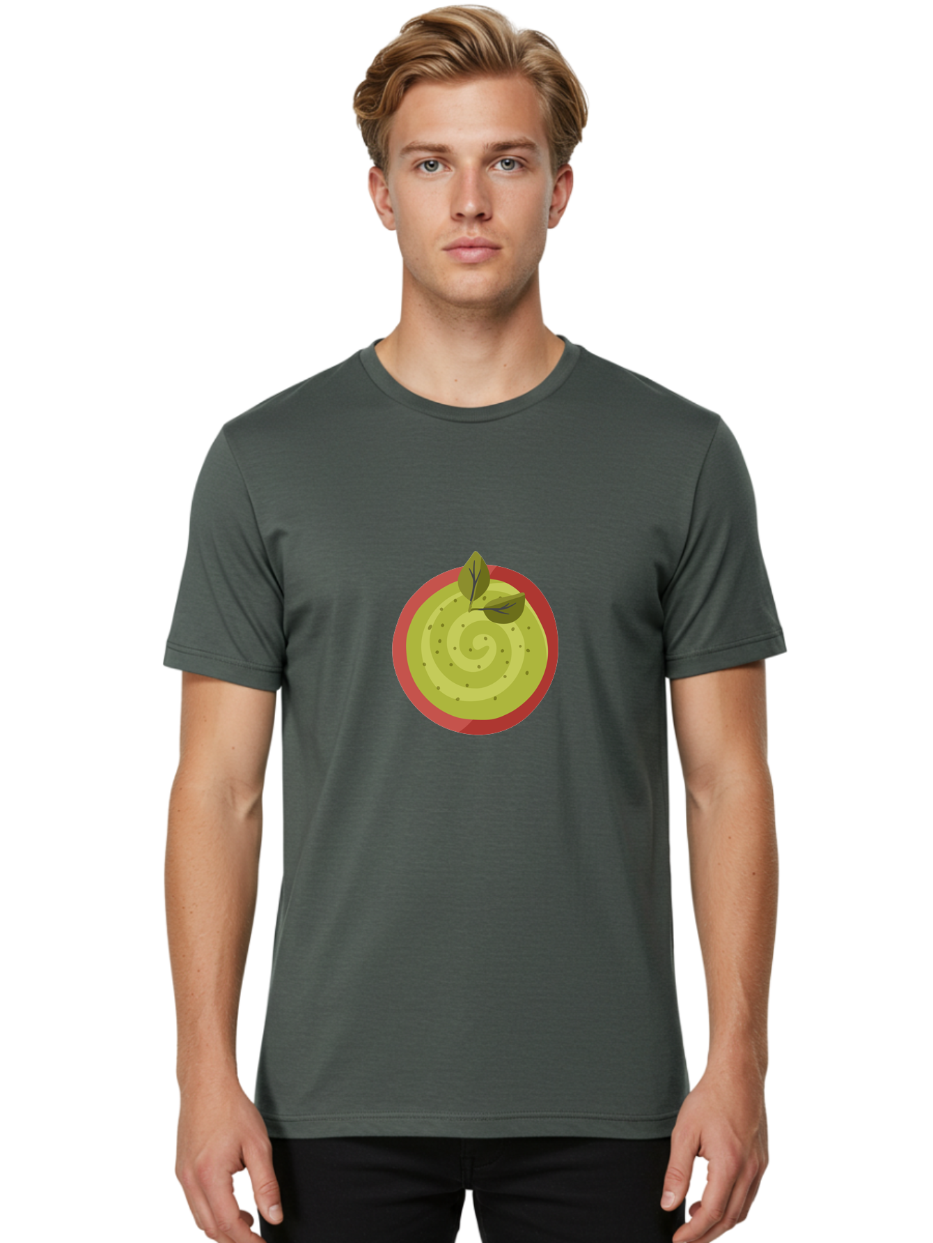Guacamole-Dip Men'S Graphic Tee, 100% Cotton, Comfortable Casual Summer Wear, Machine Washable, Guacamole Dip, Avocado Spread, Healthy Snack, Green Dip, Tasty Treat, Delicious Dip, Snack Time, Foodie, Dip Recipe, Creamy Guacamole Aad703
