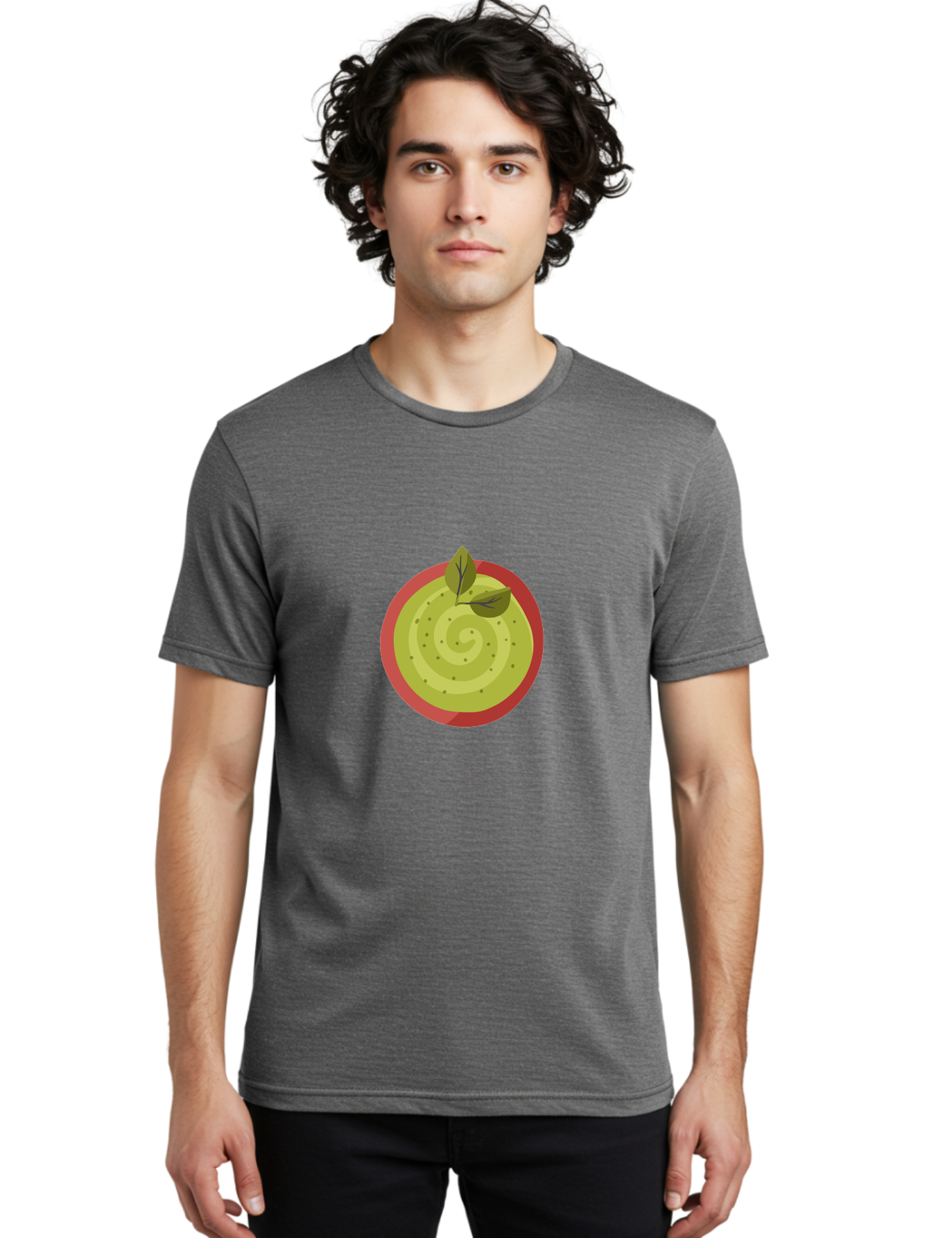 Guacamole-Dip Men'S Graphic Tee, 100% Cotton, Comfortable Casual Summer Wear, Machine Washable, Guacamole Dip, Avocado Spread, Healthy Snack, Green Dip, Tasty Treat, Delicious Dip, Snack Time, Foodie, Dip Recipe, Creamy Guacamole Aad703