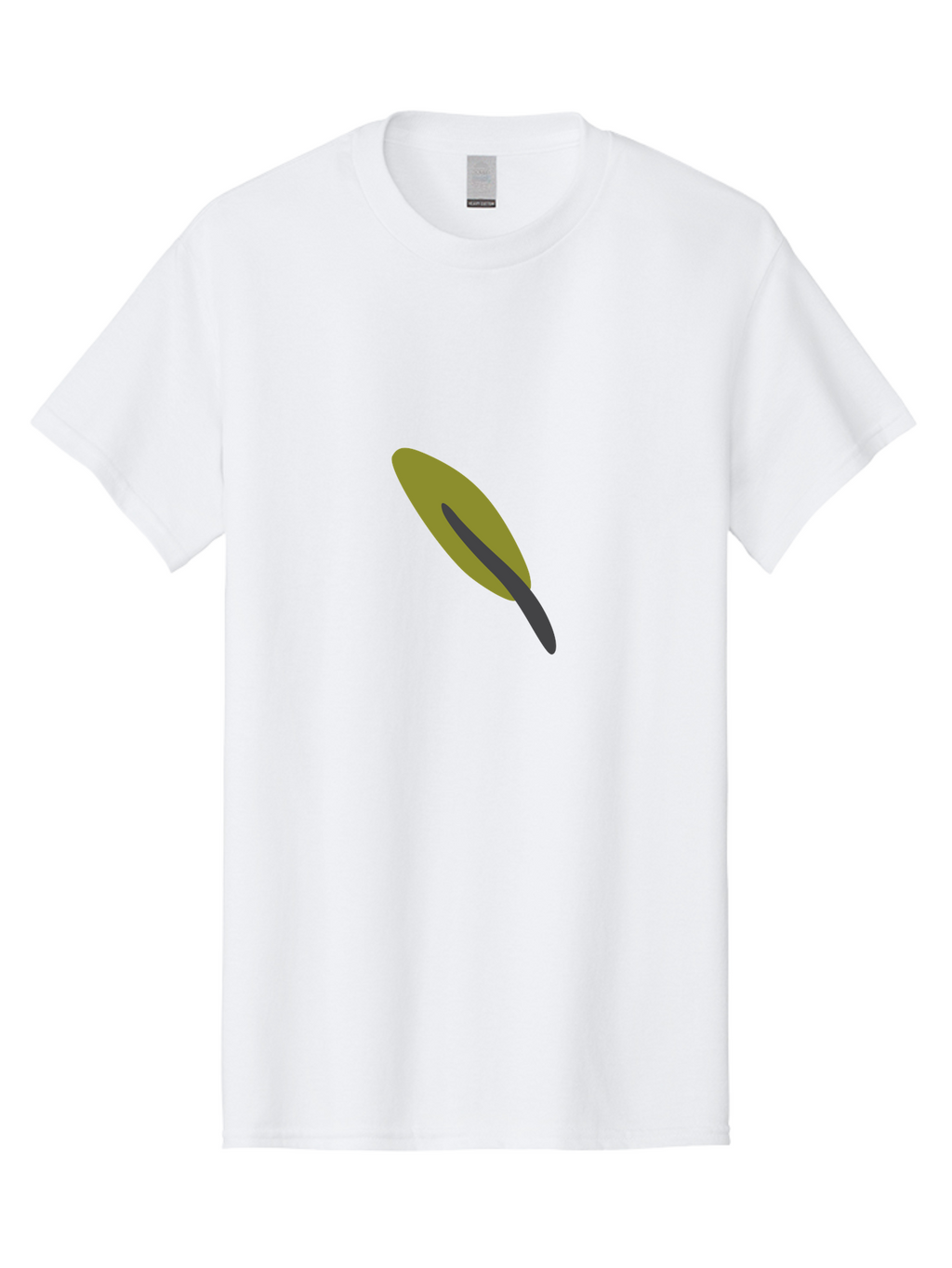 Leaf-3 Men'S Graphic Tee, 100% Cotton, Comfortable Casual Summer Wear, Machine Washable, Leaf Icon, Simple Design, Minimalist Art, Botanical Symbol, Graphic Illustration, Earthy Tones, Digital Art, Foliage Representation Aad711