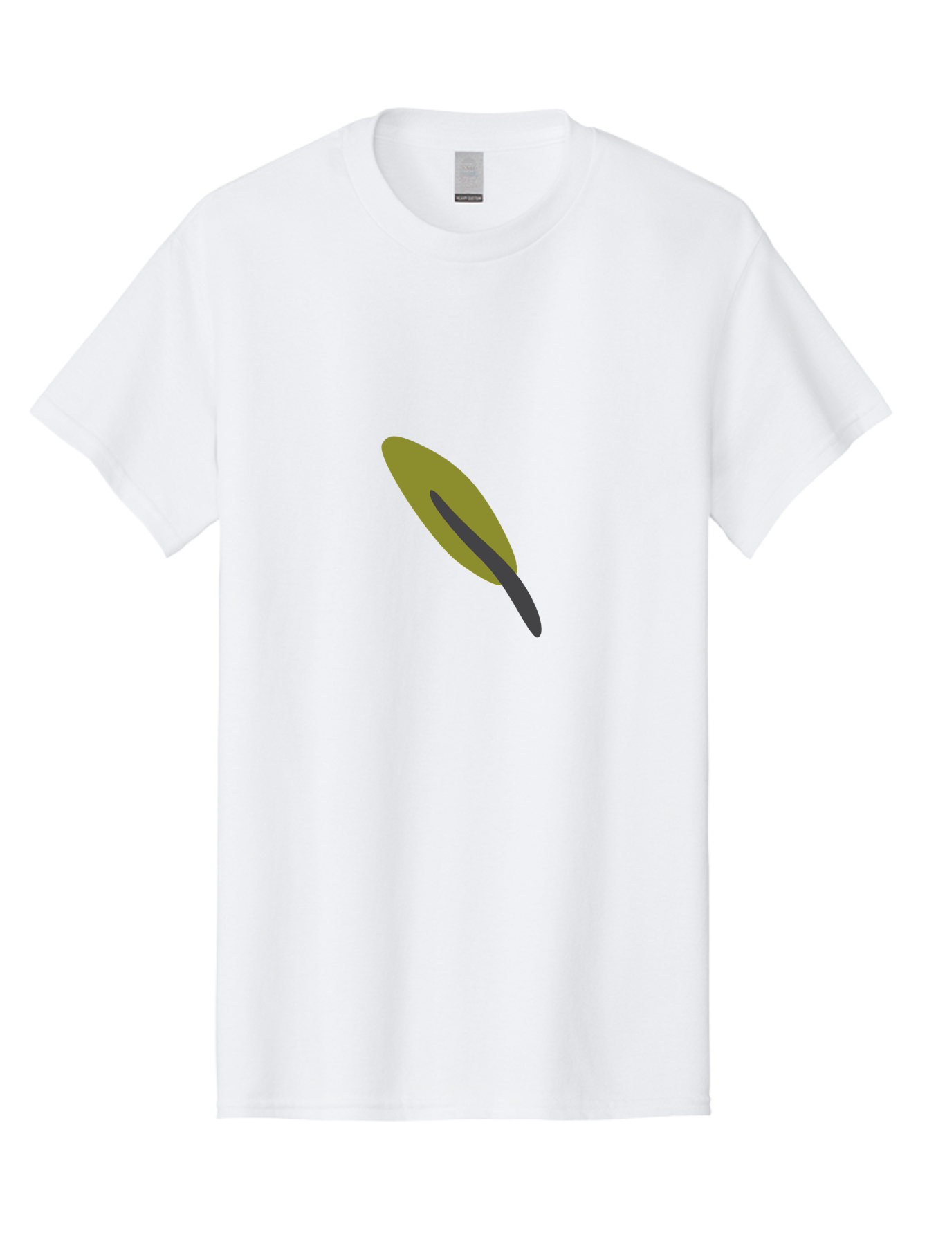 Leaf-3 Men'S Graphic Tee, 100% Cotton, Comfortable Casual Summer Wear, Machine Washable, Leaf Icon, Simple Design, Minimalist Art, Botanical Symbol, Graphic Illustration, Earthy Tones, Digital Art, Foliage Representation Aad711