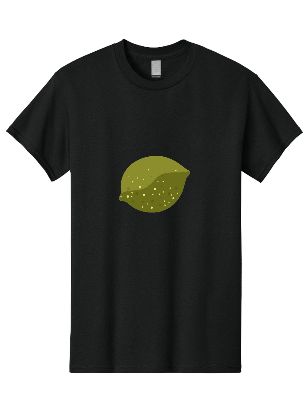 Lime-With-Spots Men'S Graphic Tee, 100% Cotton, Comfortable Casual Summer Wear, Machine Washable, Green Lime, Citrus Fruit, Vibrant Colors, Dynamic Spots, Fresh Produce, Bold Graphics, Digital Illustration, 2D Art Aad717
