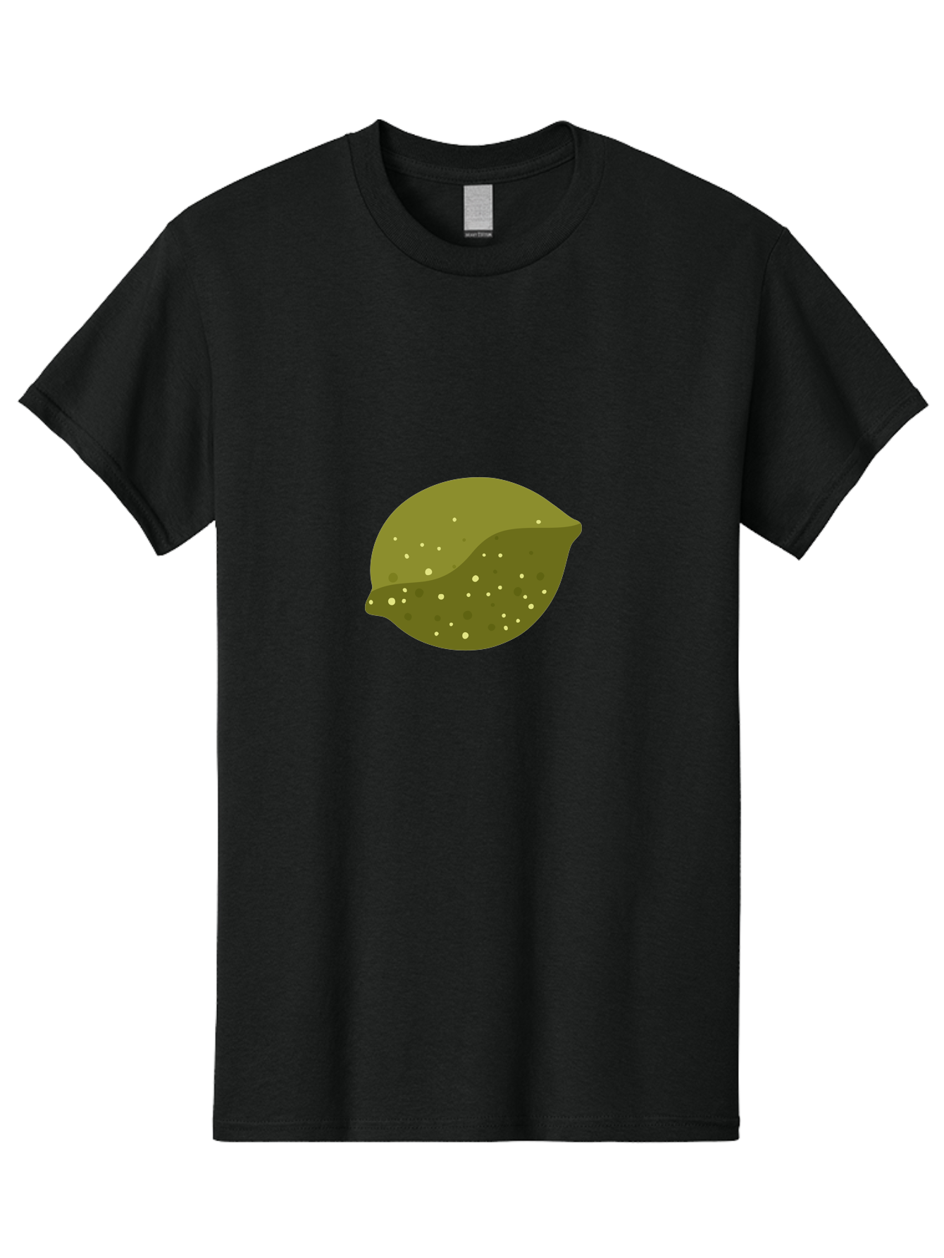 Lime-With-Spots Men'S Graphic Tee, 100% Cotton, Comfortable Casual Summer Wear, Machine Washable, Green Lime, Citrus Fruit, Vibrant Colors, Dynamic Spots, Fresh Produce, Bold Graphics, Digital Illustration, 2D Art Aad717