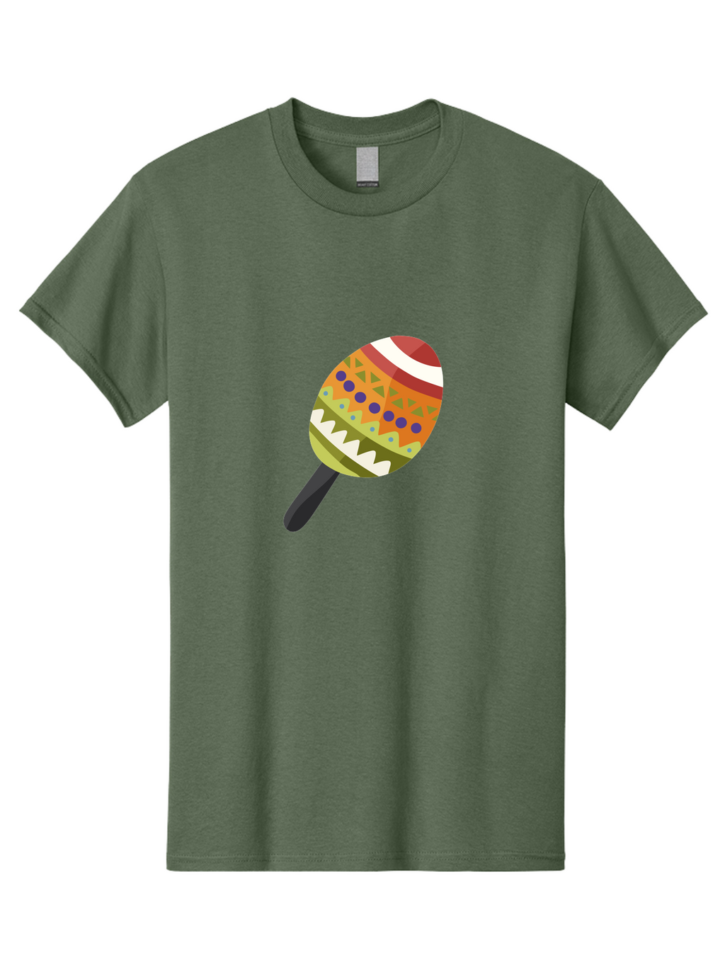 Maracas Men'S Graphic Tee, 100% Cotton, Comfortable Casual Summer Wear, Machine Washable, Colorful Maracas, Maraca Instrument, Musical Instrument, Latin American Music, Vibrant Patterns, Rhythmic Beats, Festive Atmosphere, Cultural Heritage Aad719