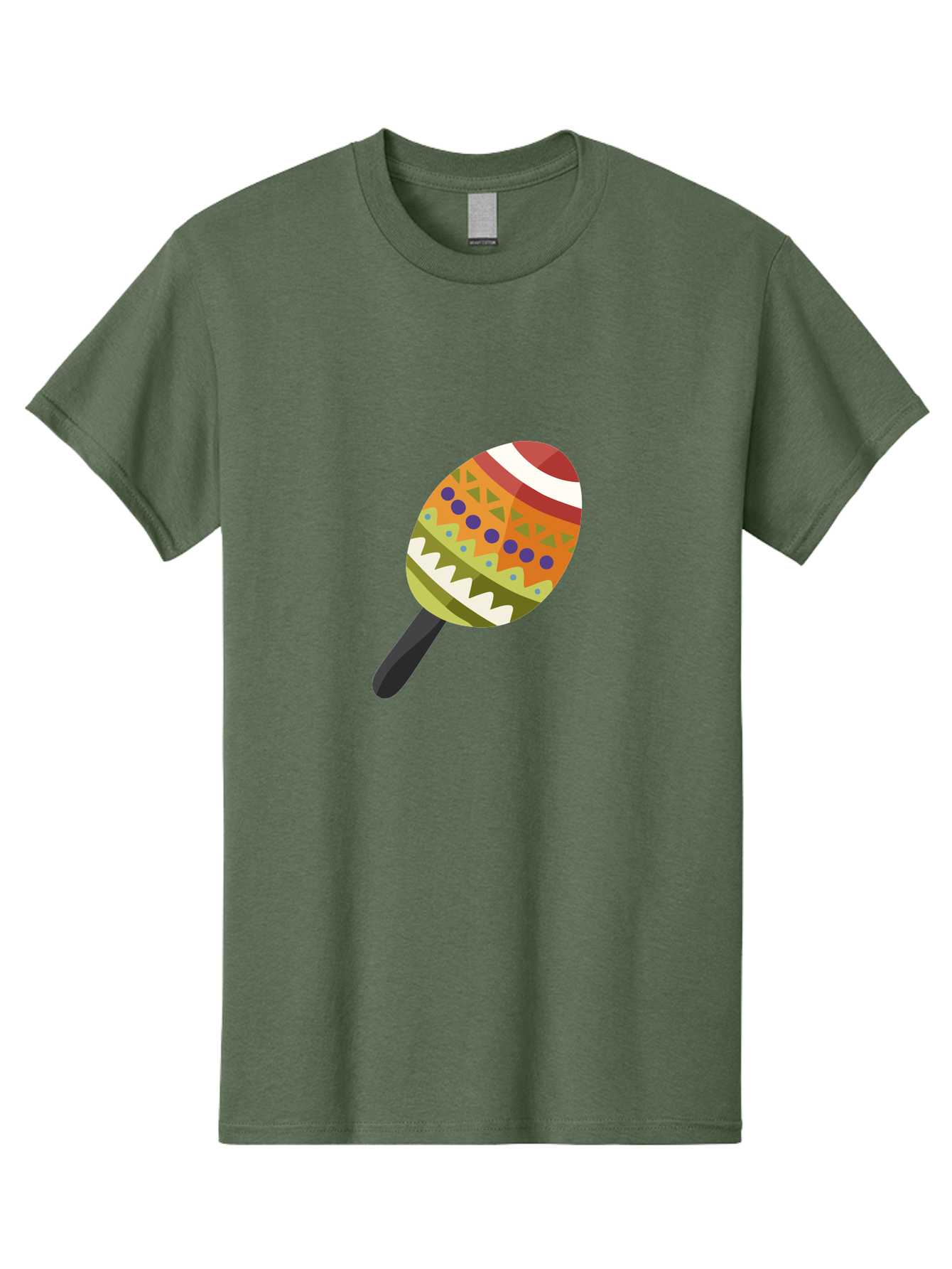 Maracas Men'S Graphic Tee, 100% Cotton, Comfortable Casual Summer Wear, Machine Washable, Colorful Maracas, Maraca Instrument, Musical Instrument, Latin American Music, Vibrant Patterns, Rhythmic Beats, Festive Atmosphere, Cultural Heritage Aad719